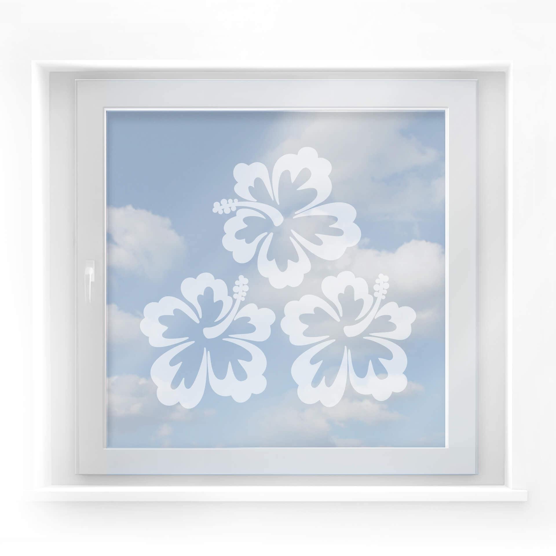Matteret glas - Hibiscus