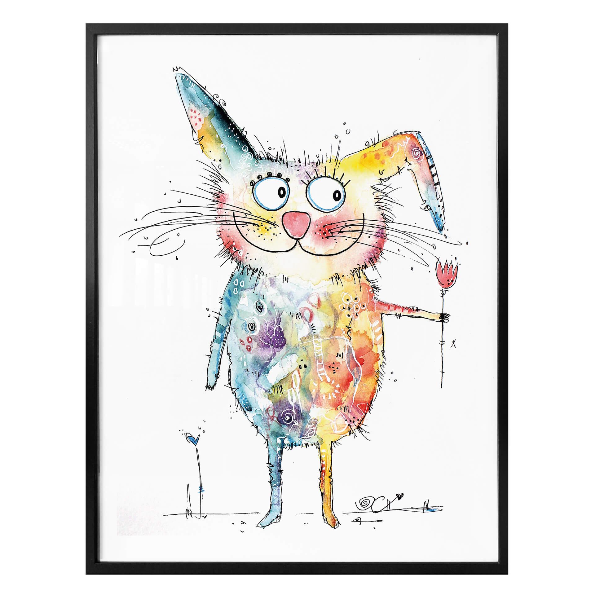Affiche Hagenmeyer - Happy Rabbit