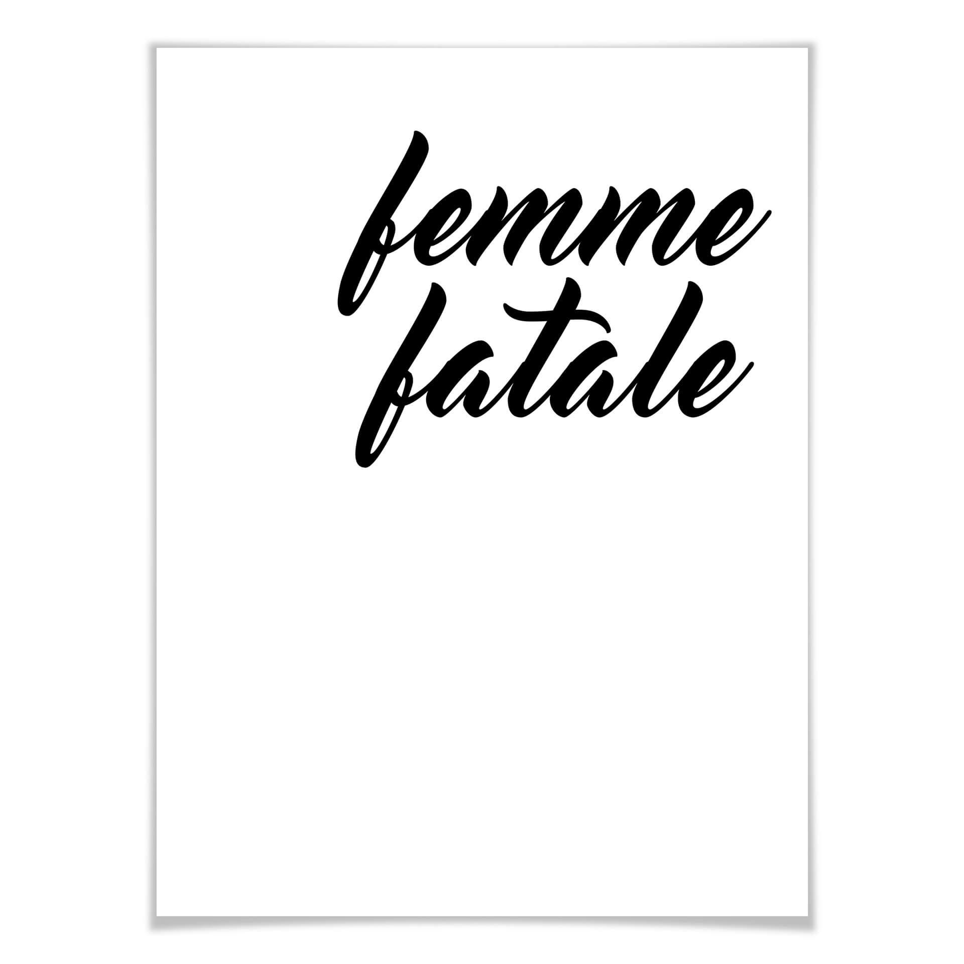 Plakat Femme Fatale