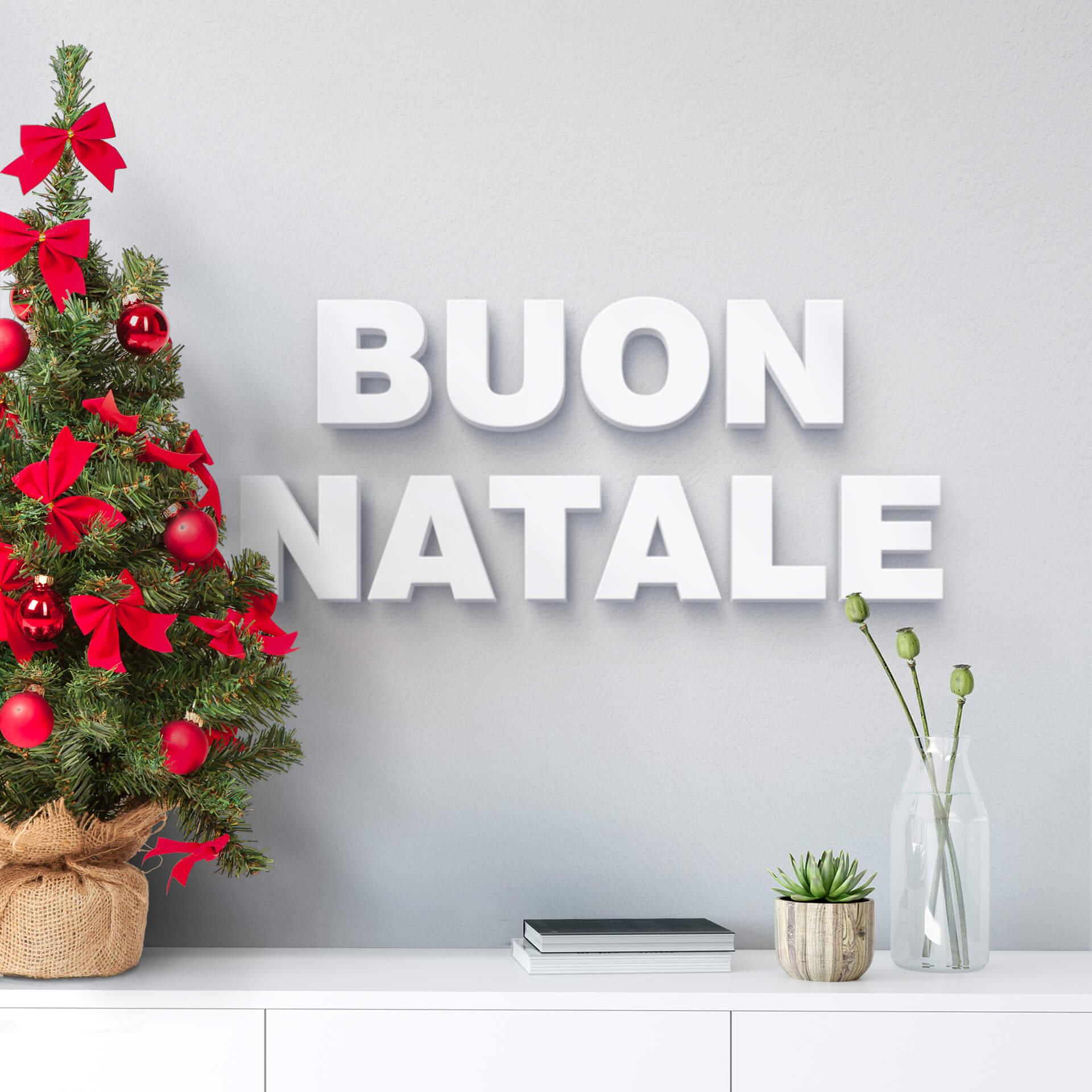 Lettres décoratives - Buon Natale
