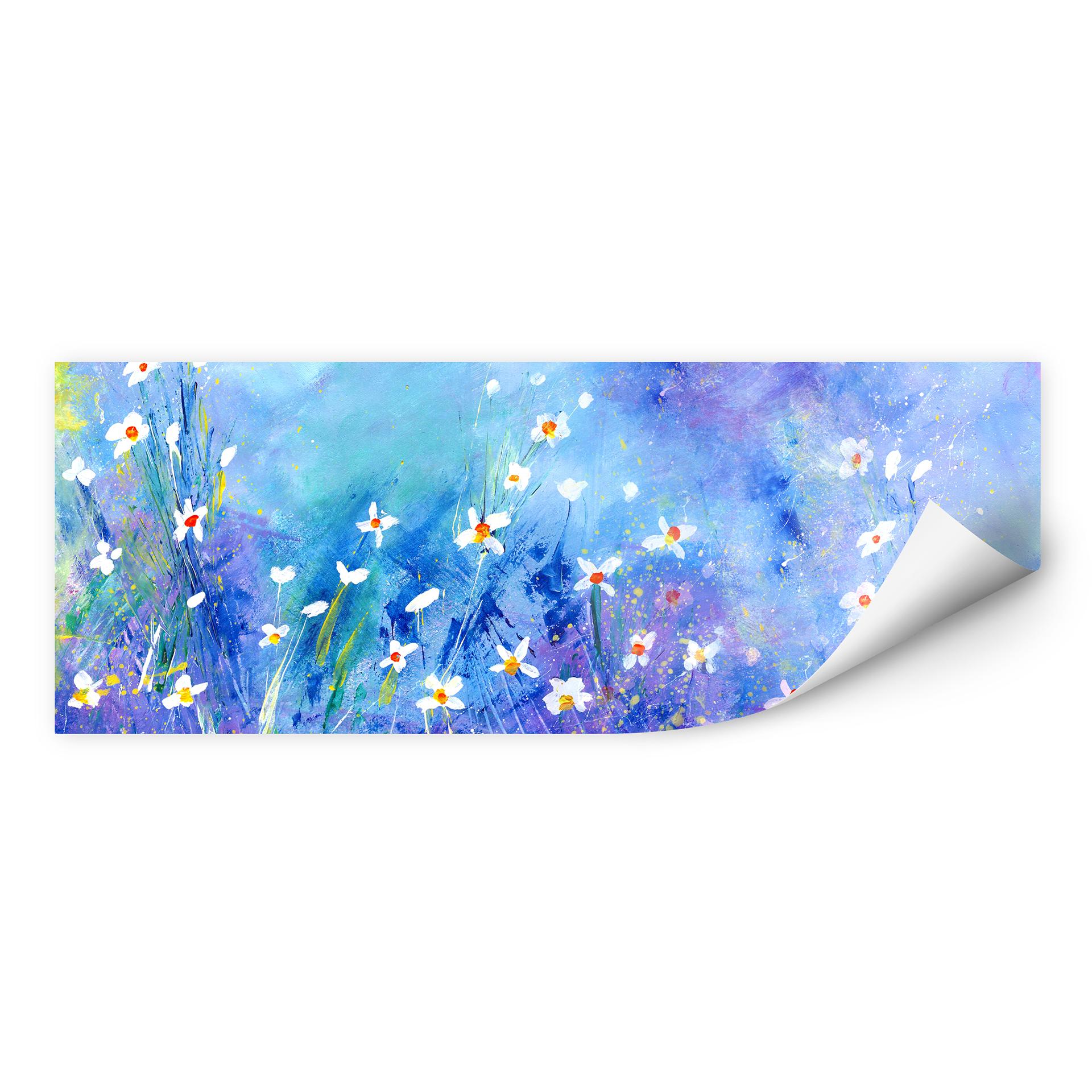 Zelfklevende Poster - Blue Summer