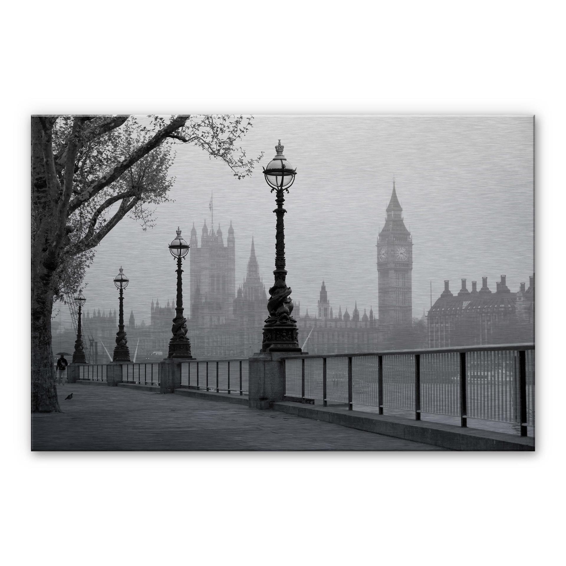 Palace of Westminster – print på aluminium (Alu-Dibond)