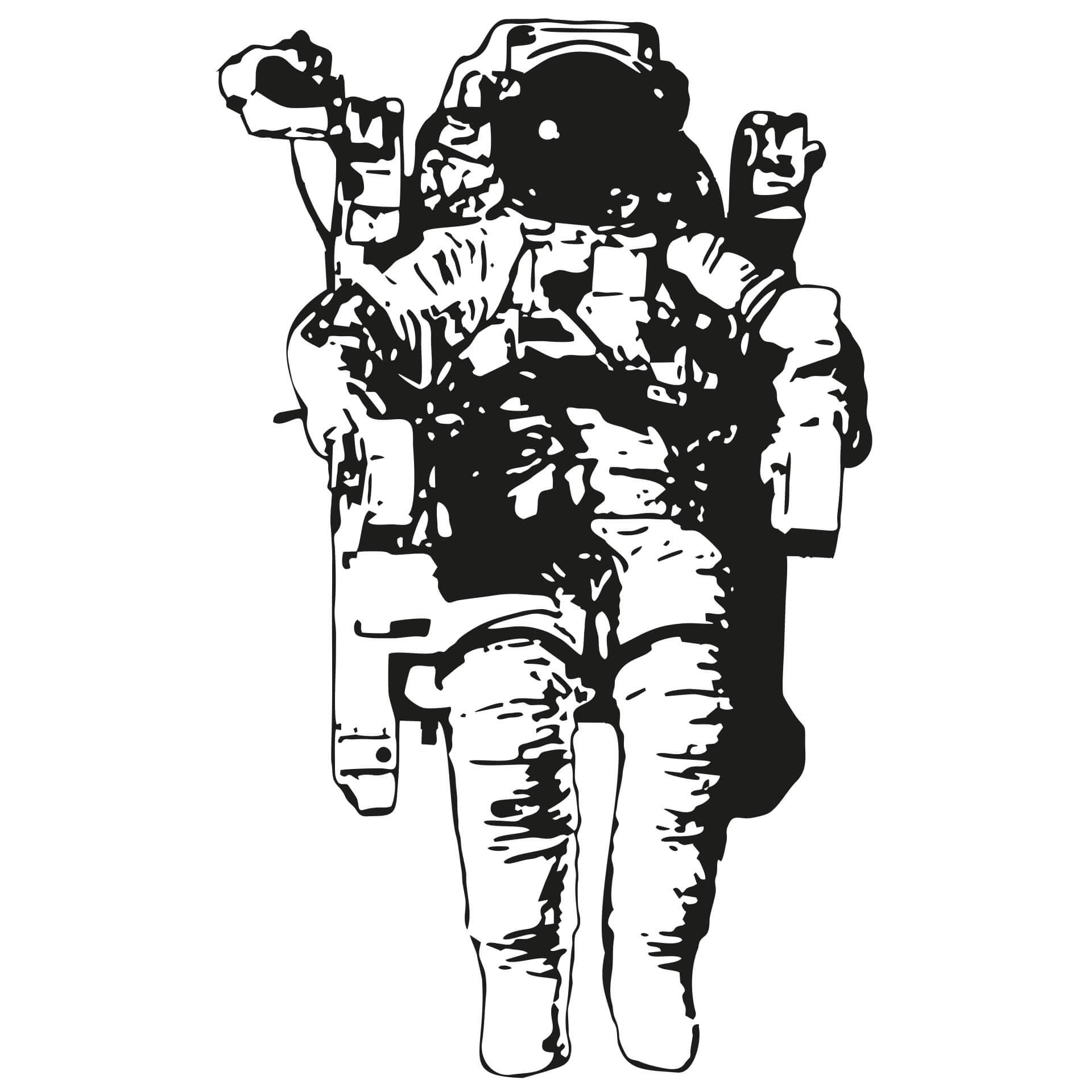 Muursticker Kosmonaut