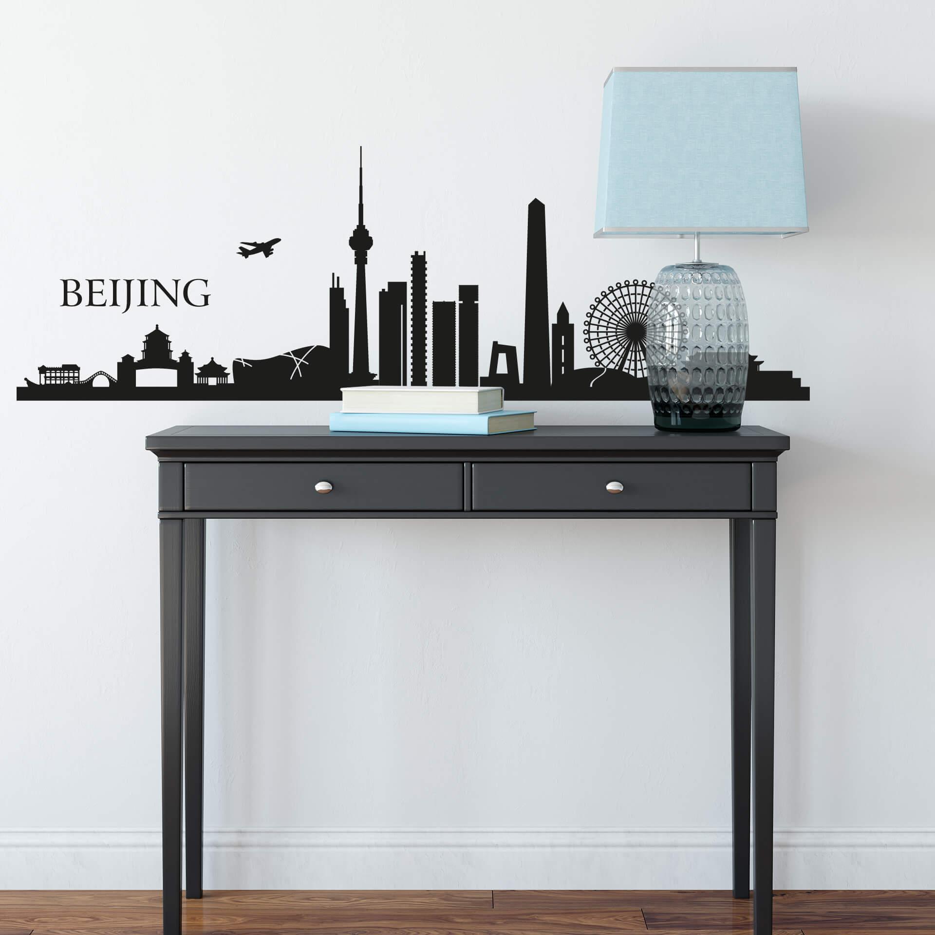 Muursticker Skyline Beijing