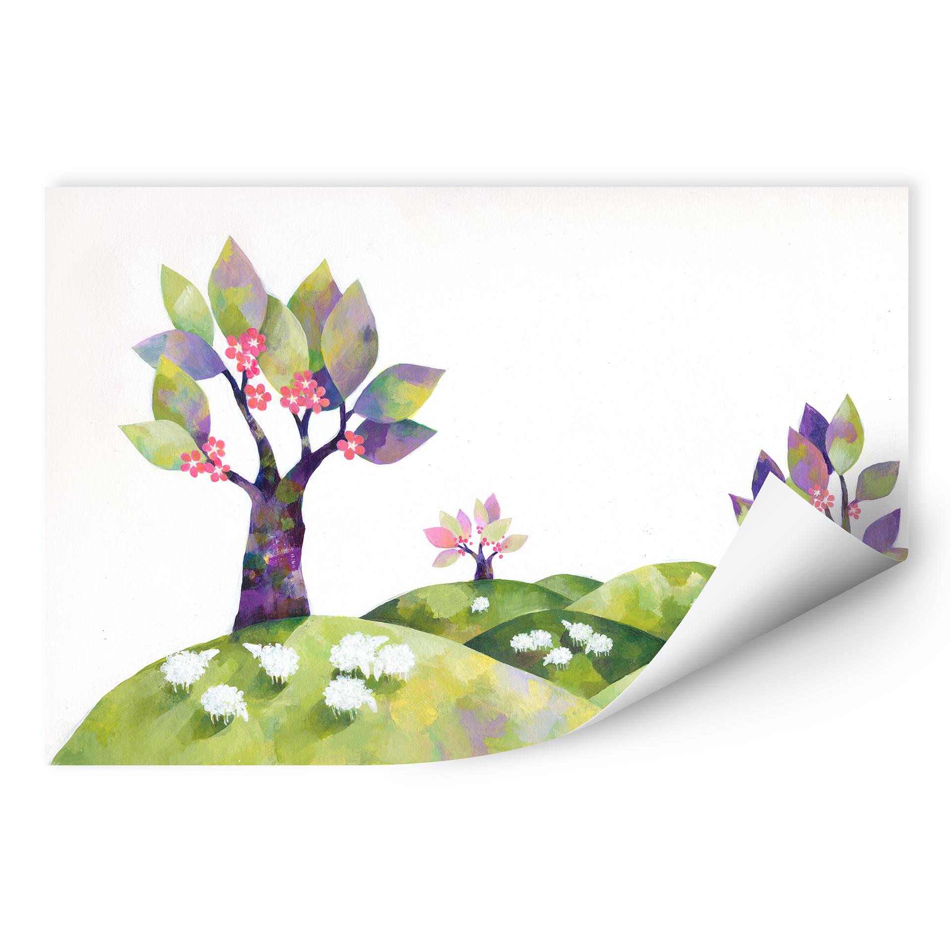 Wallprint Blanz - Die Schafswiese