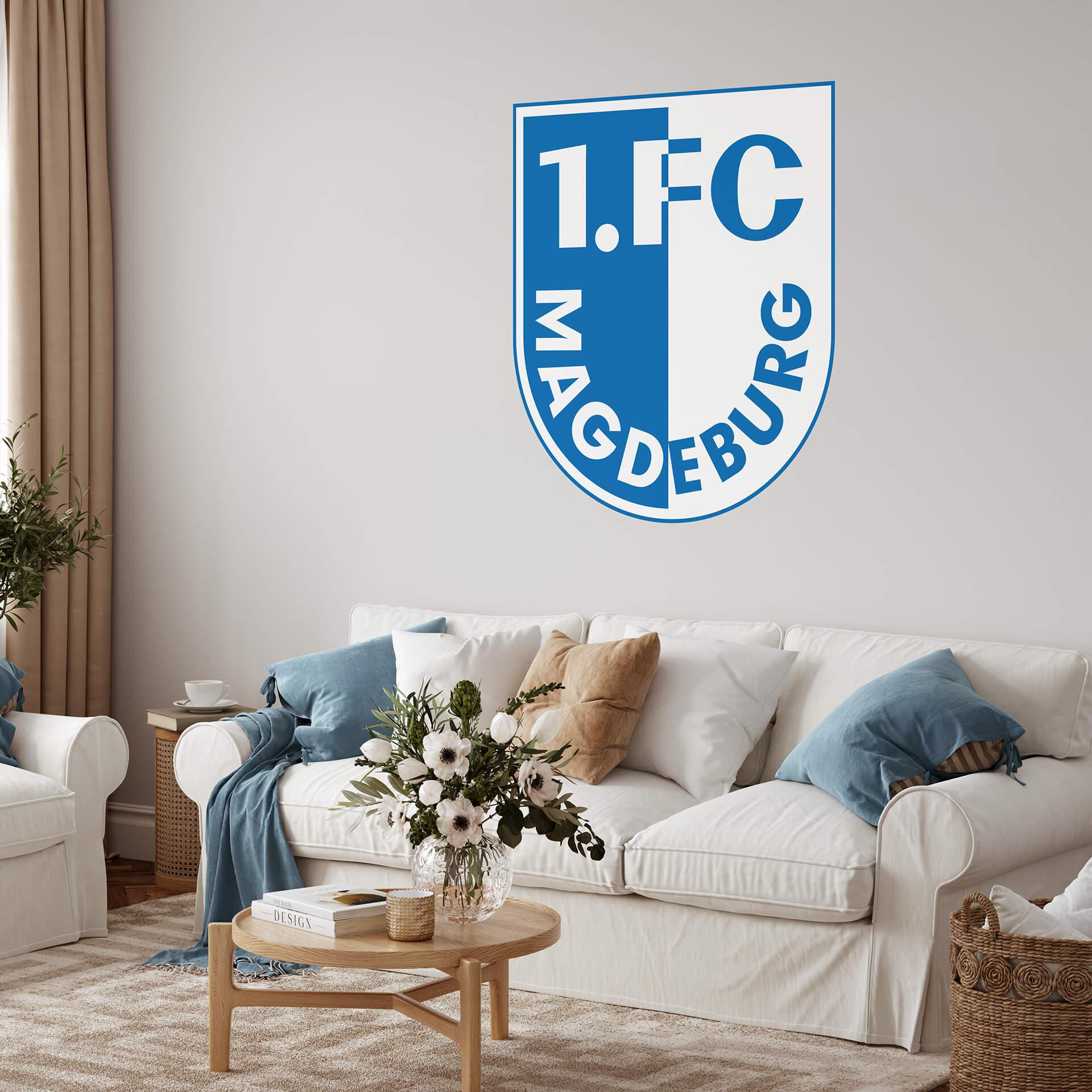 Wall Sticker FC Magdeburg XXL Logo - 70x80 cm