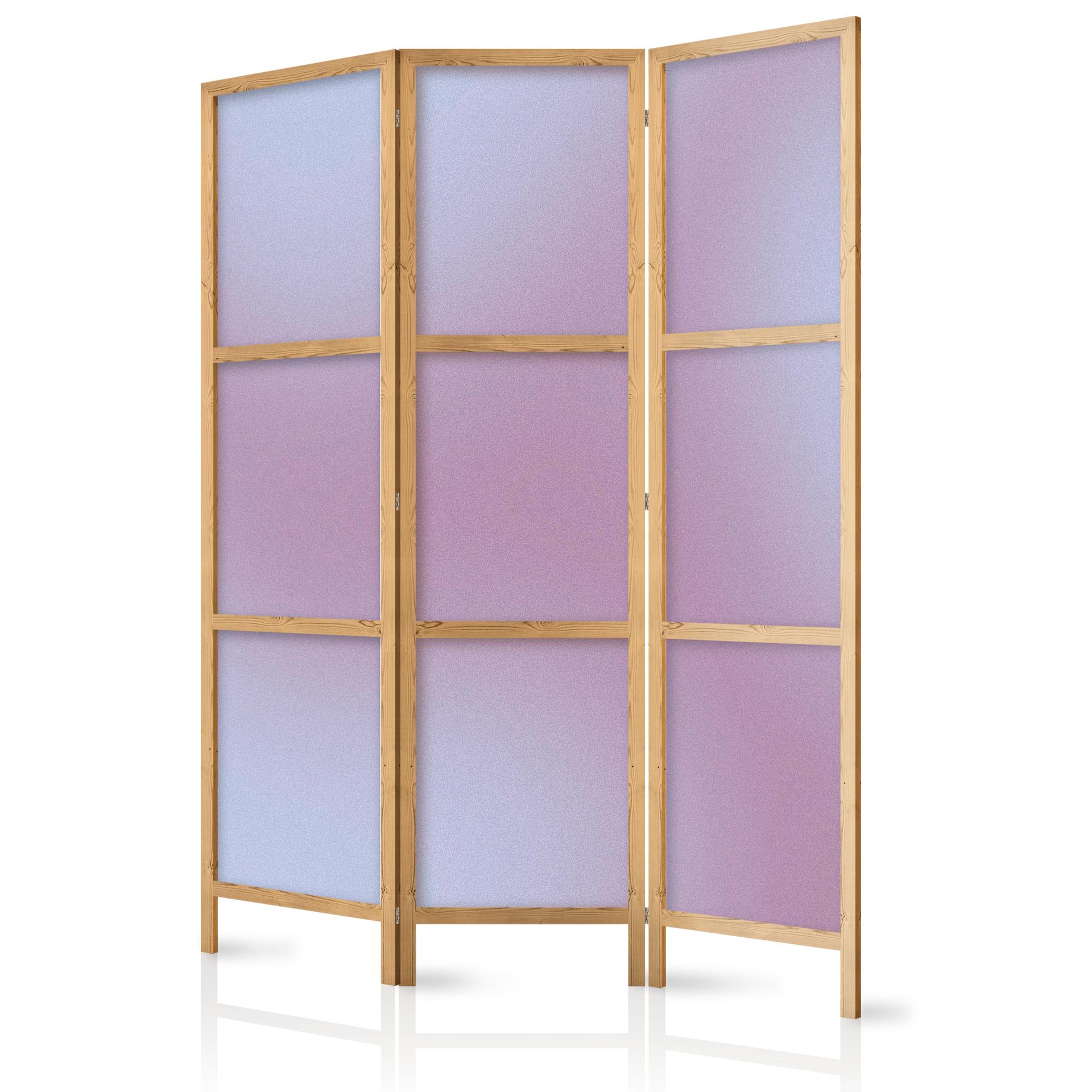 Japanischer Paravent, Raumteiler freistehend, Trennwand - Complex Gradient in Nostalgic Colors