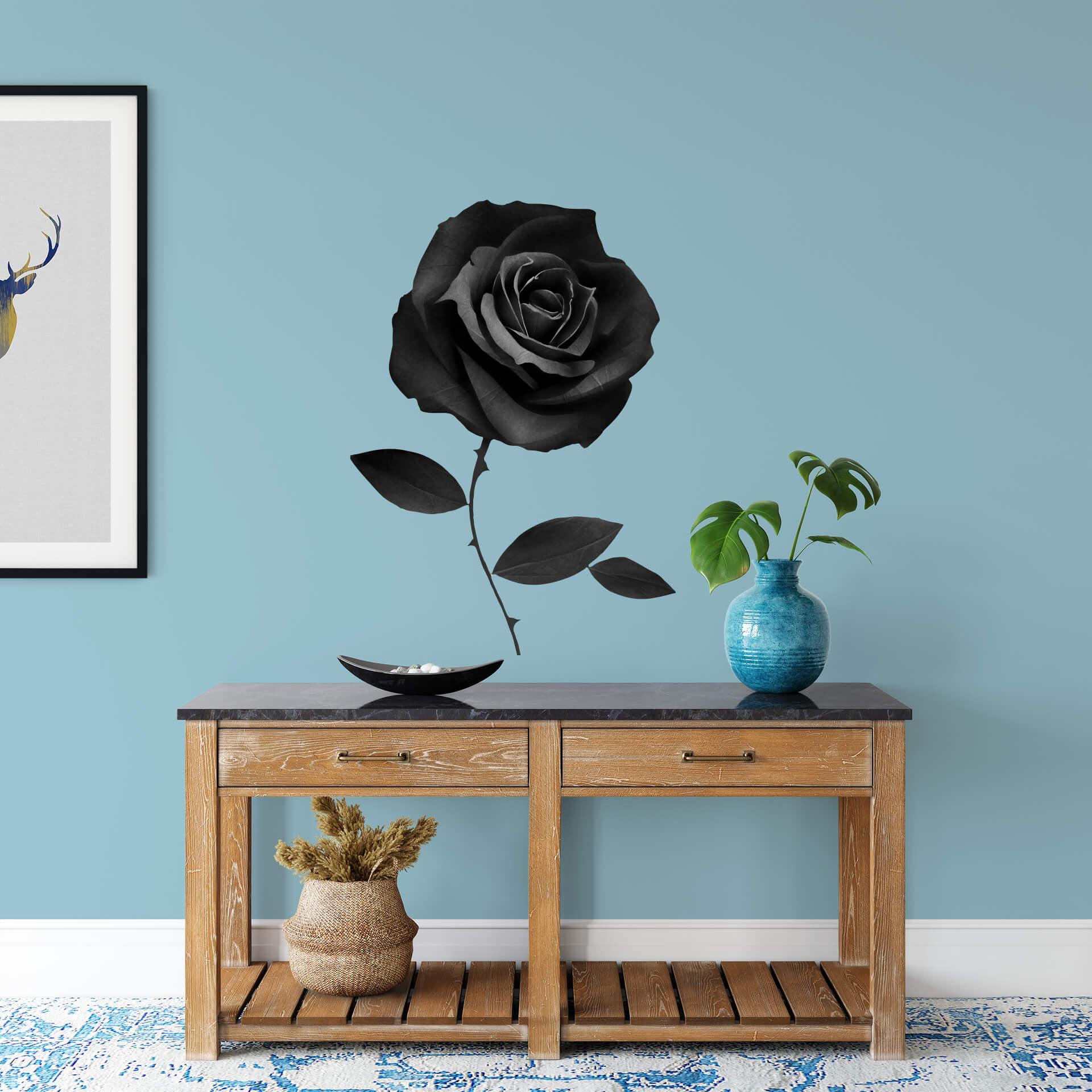 Muursticker Ireland - Fabric Rose