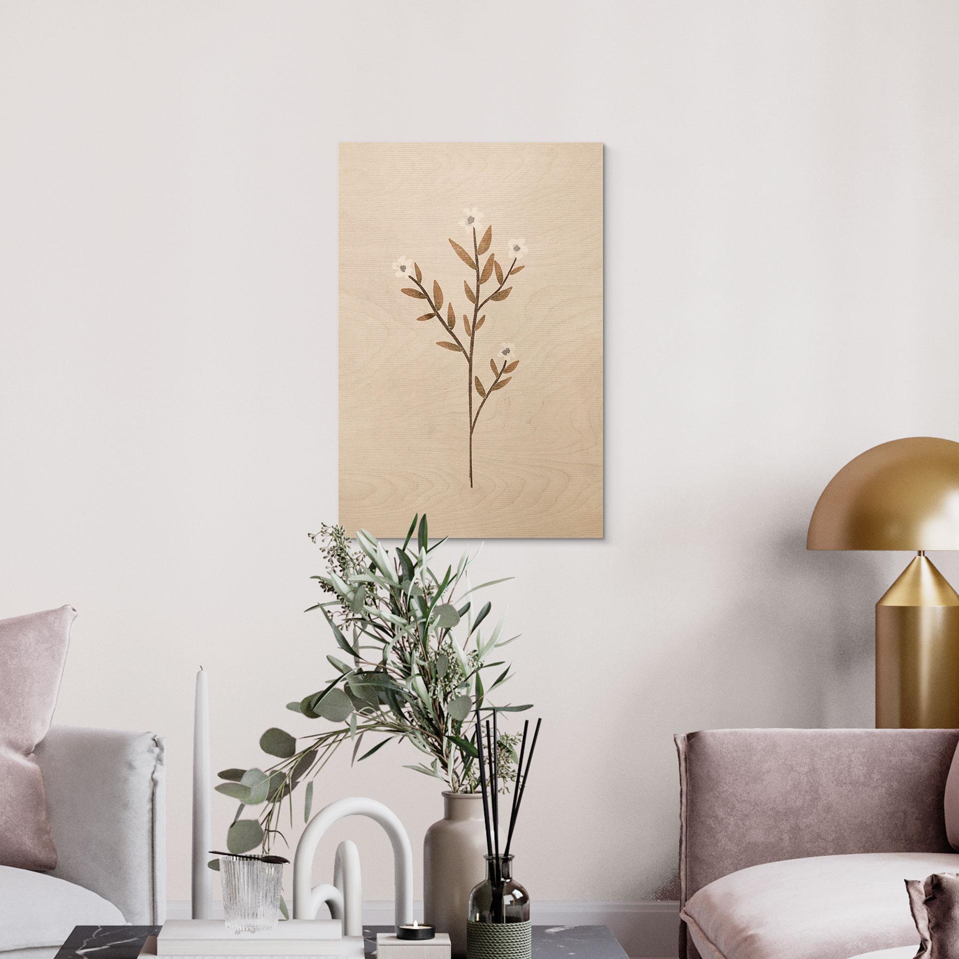 Billede af træ blomster illustration - Forget-me-not - Goed Blauw