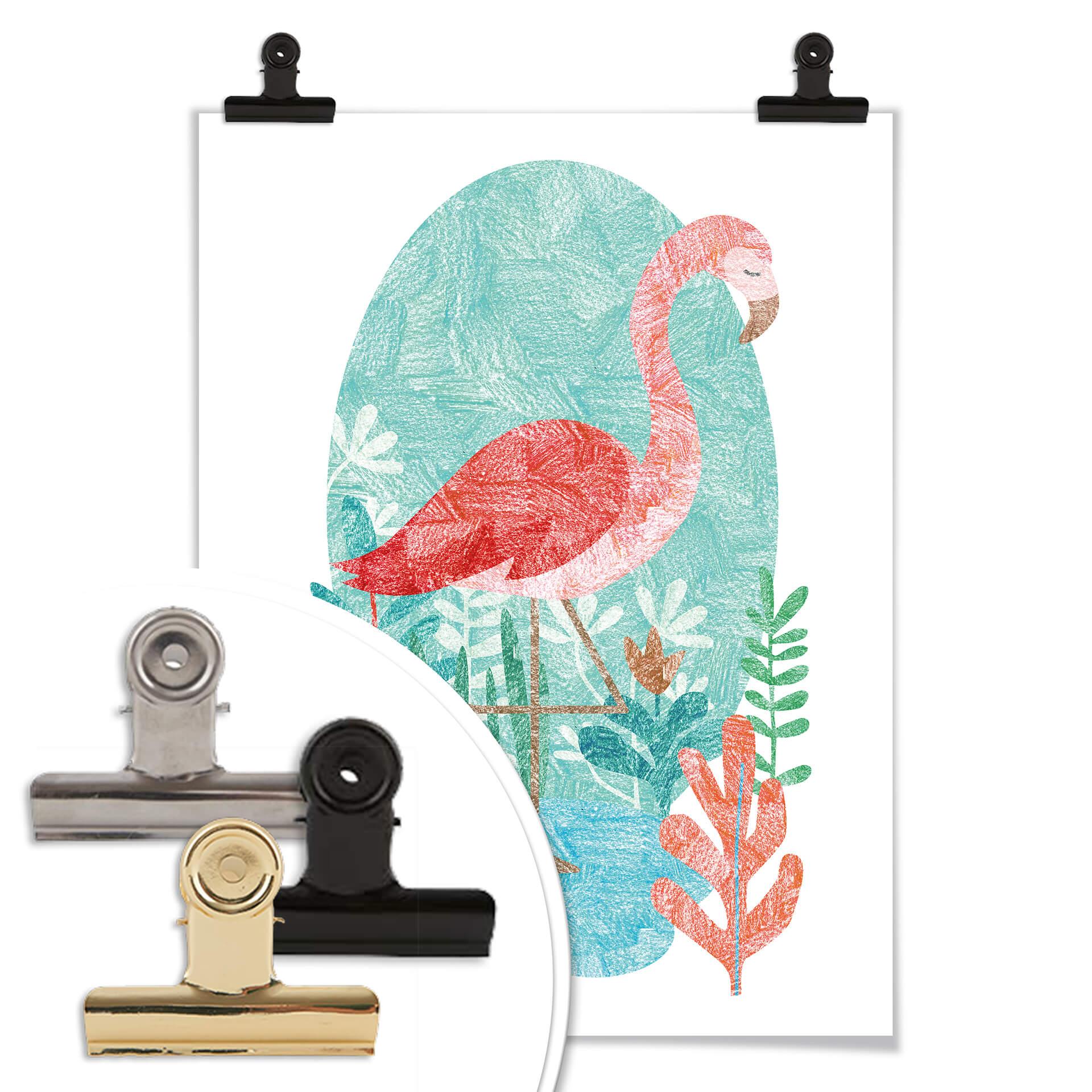 Póster Goed Blauw - El flamenco