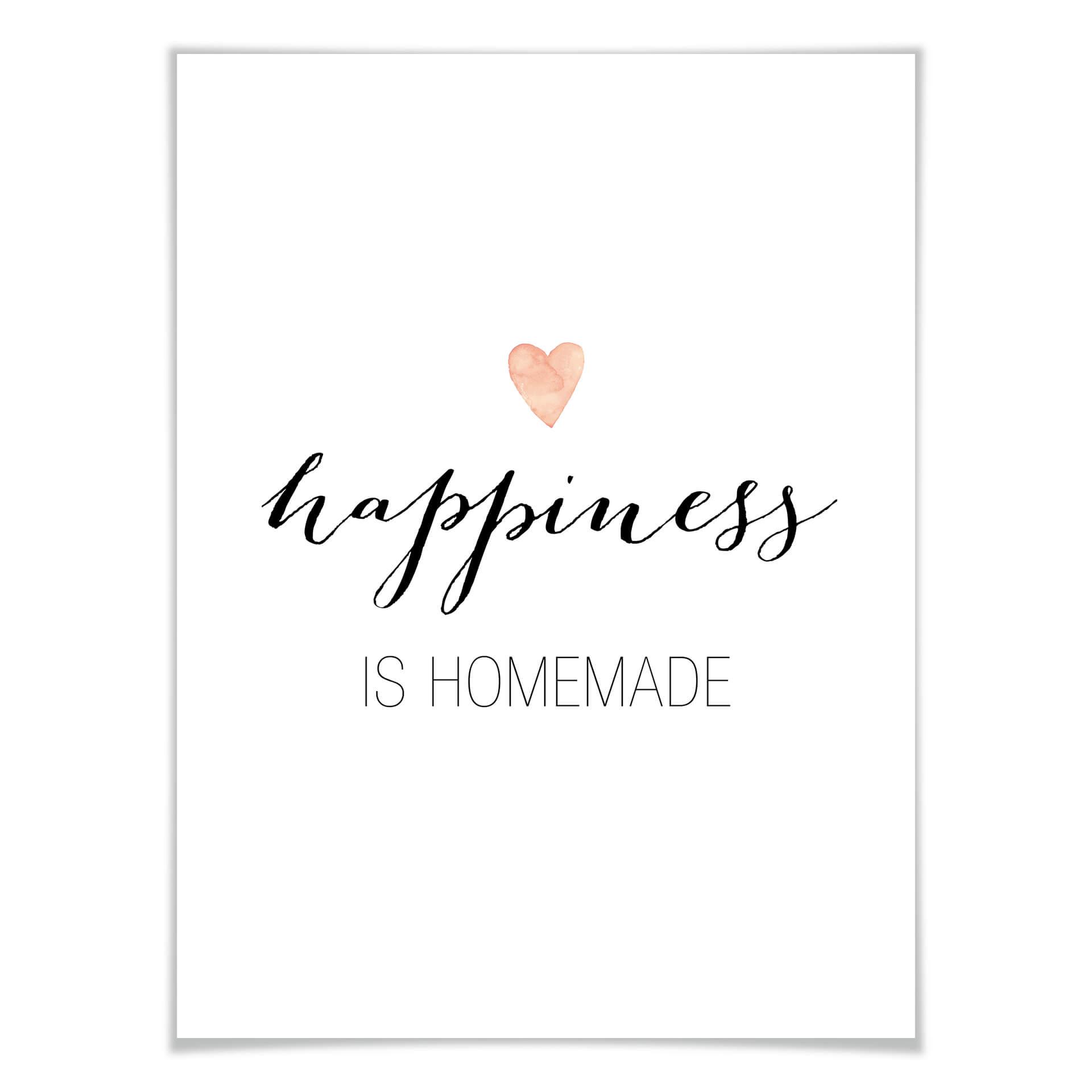 Poster Confetti & Cream - Happiness is homemade