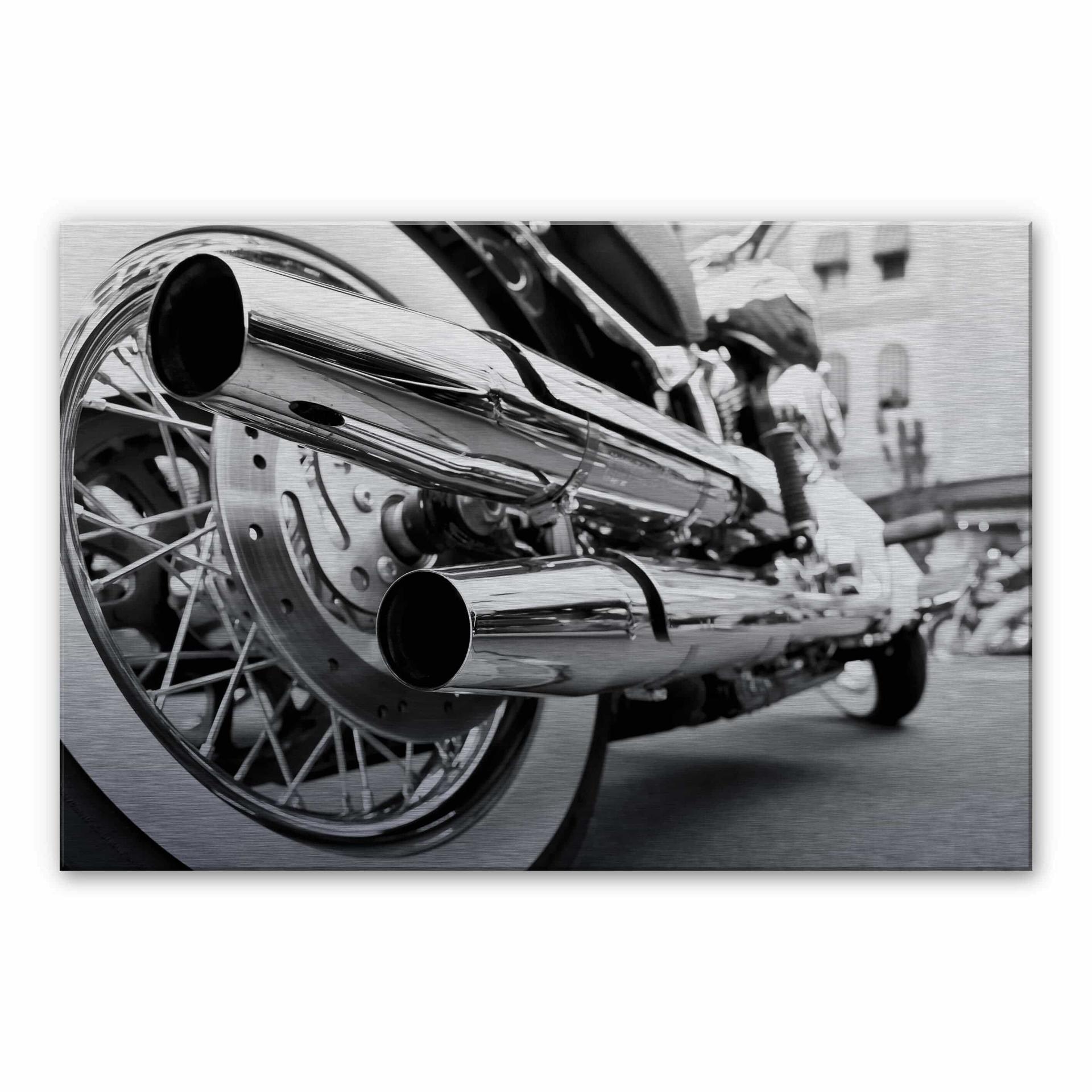Motorcykel – print på aluminium (Alu-Dibond)