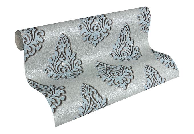 Architects Paper Tapete Nobile blau, metallic