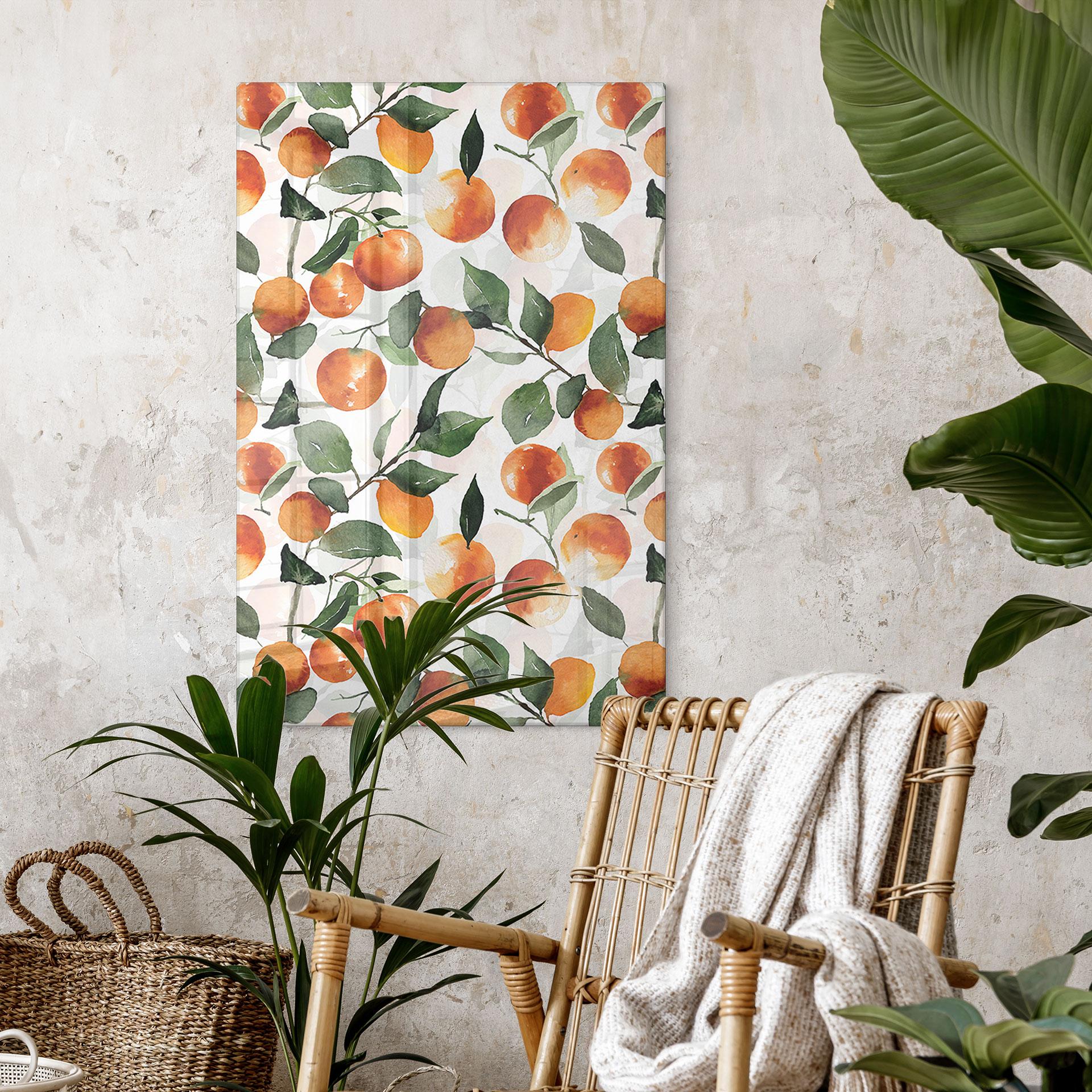 Stampa su vetro Mandarini fruttati - UN Designs