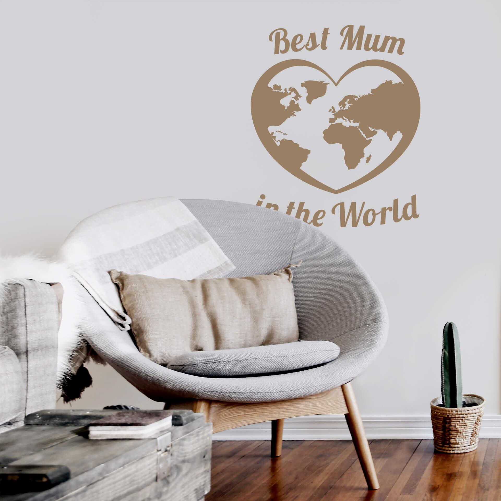Best Mum in the World wallsticker