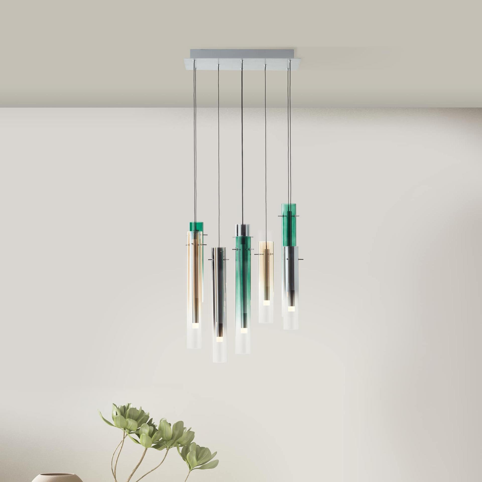 Design LED-Pendelleuchte Jenna, 8-flammig