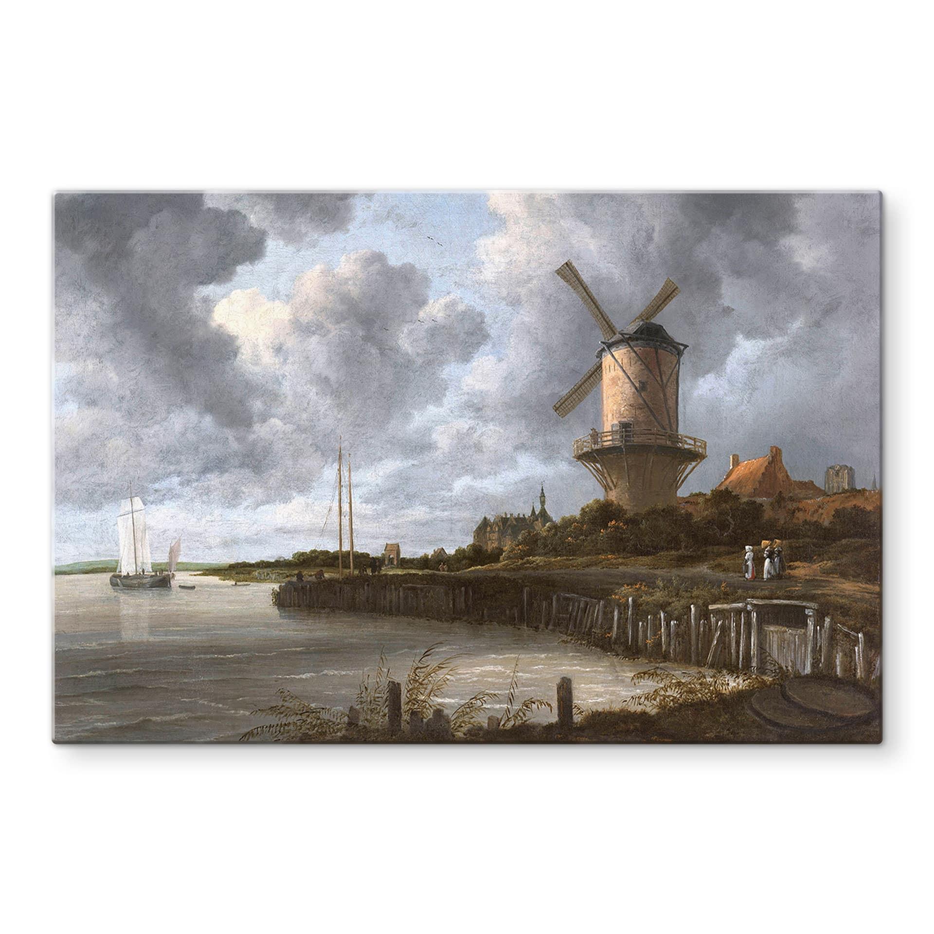 Stænkplade - van Ruisdael - Wijk-vindmølle nær Duurstede