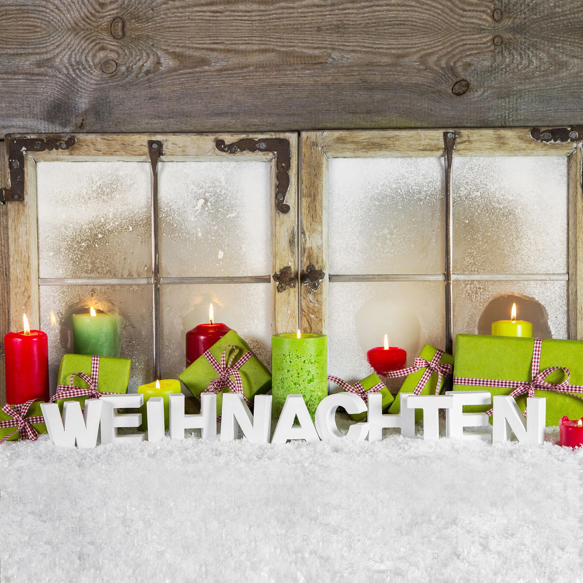 Dekobuchstaben 3D Weihnachten