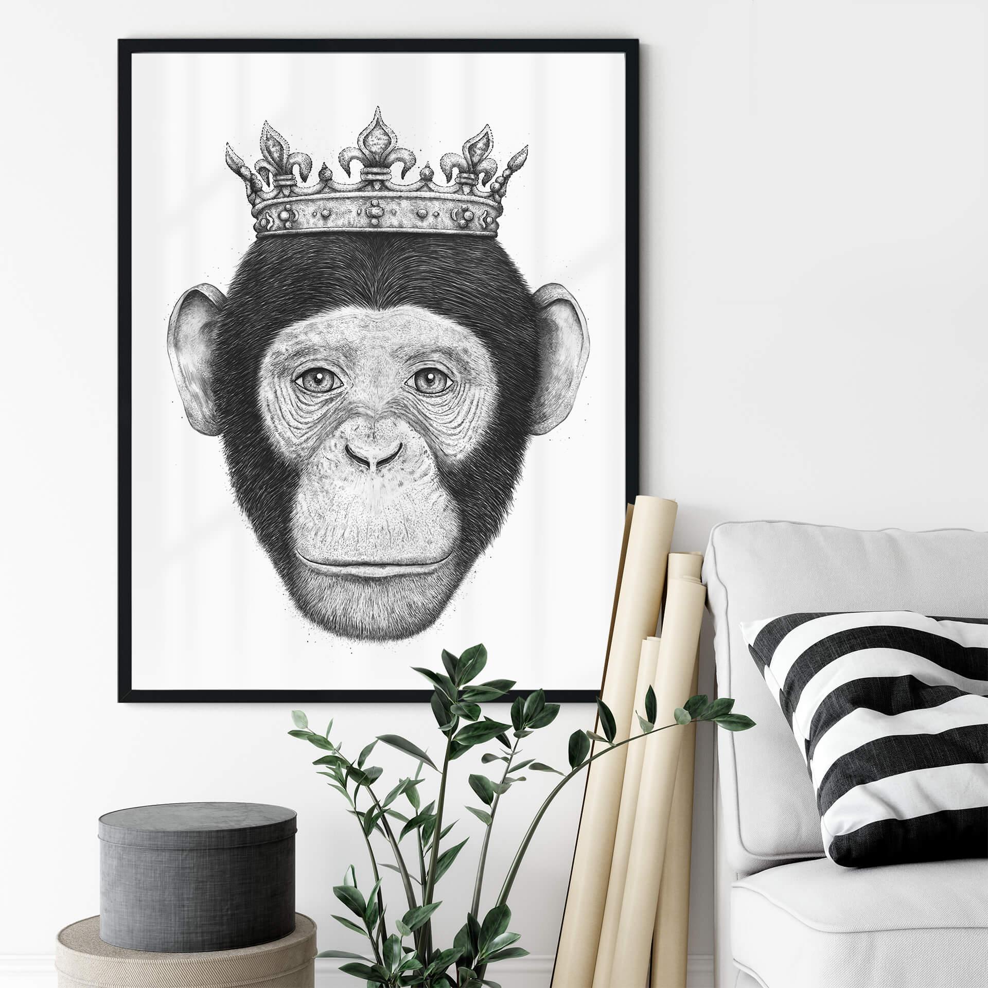 Plakat - Korenkova - The King Monkey