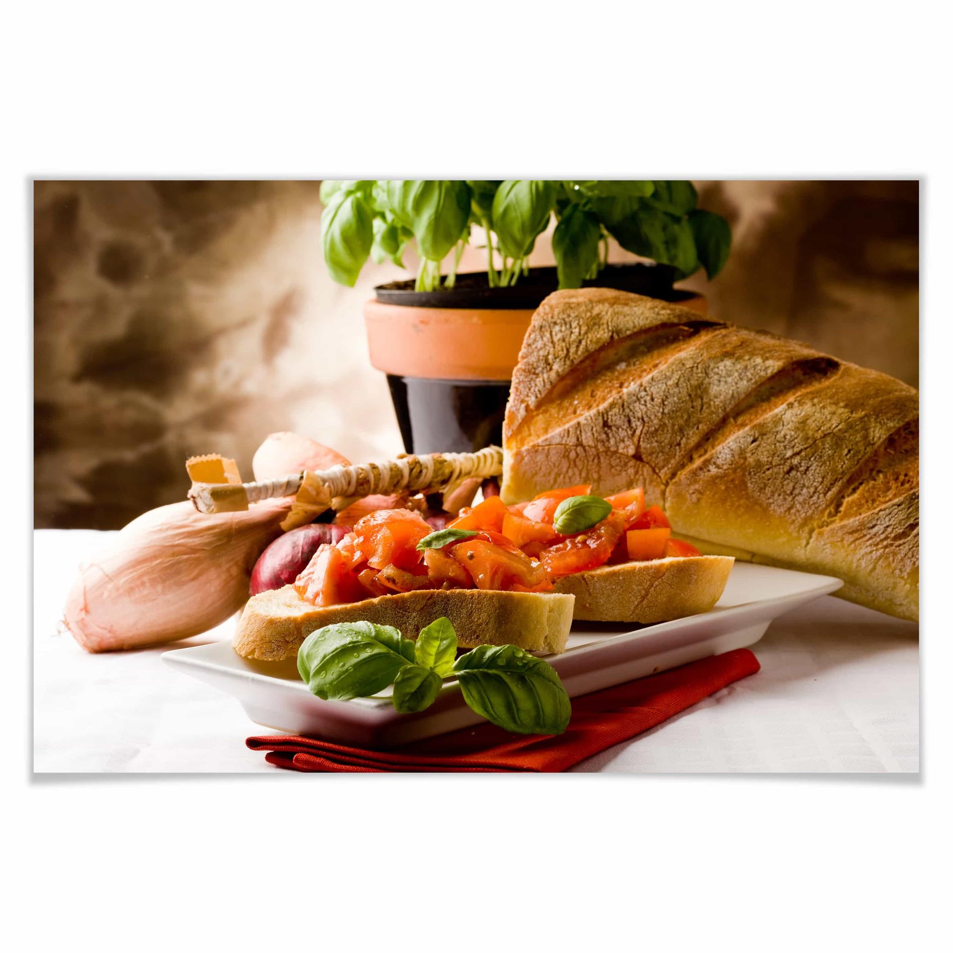 Poster - Bruschetta all'Italiana