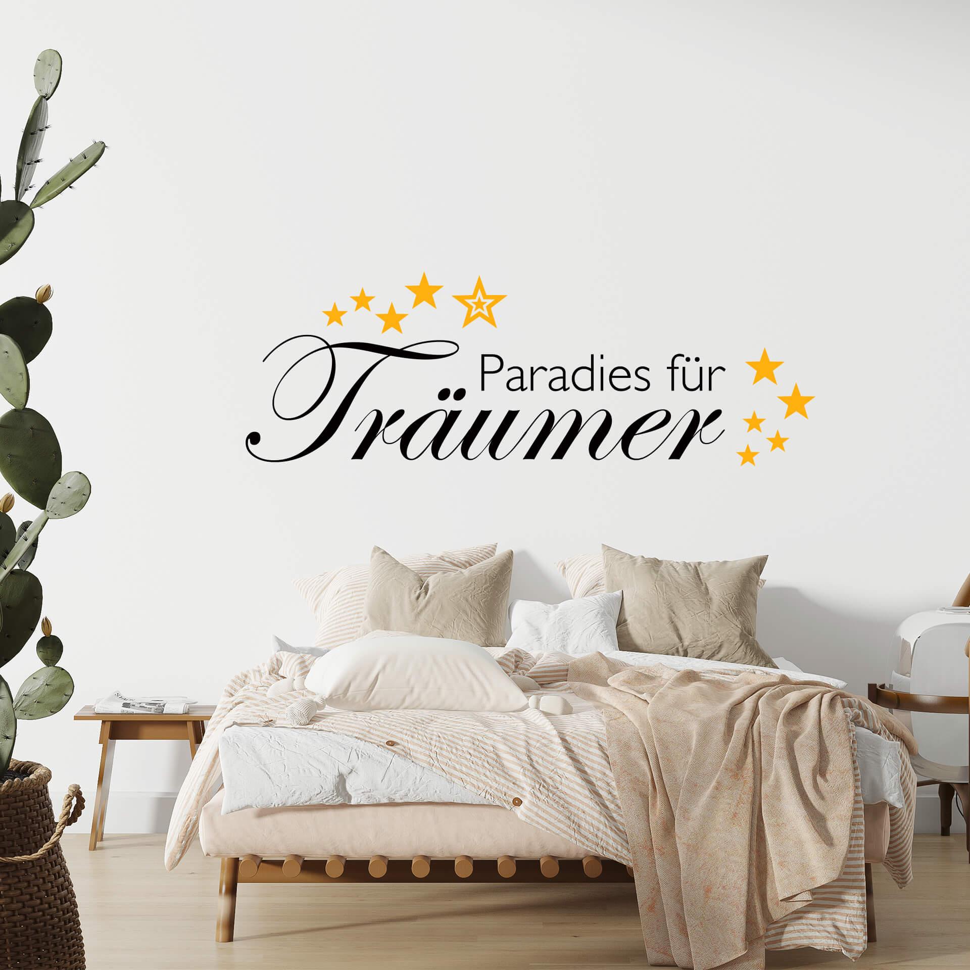 Wandtattoo Paradies für Träumer 2 (2-farbig)