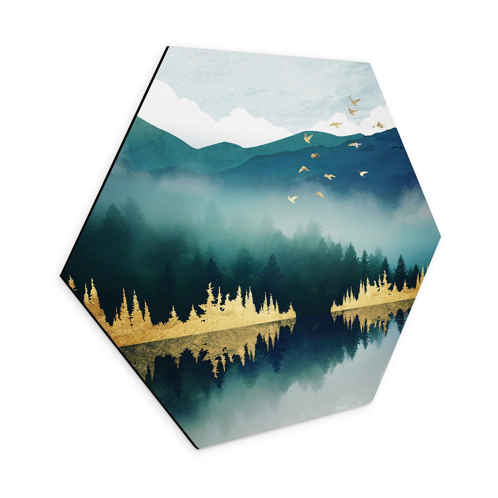 Hexagone - alu-Dibond SpaceFrog Designs - Tranquillité d'esprit