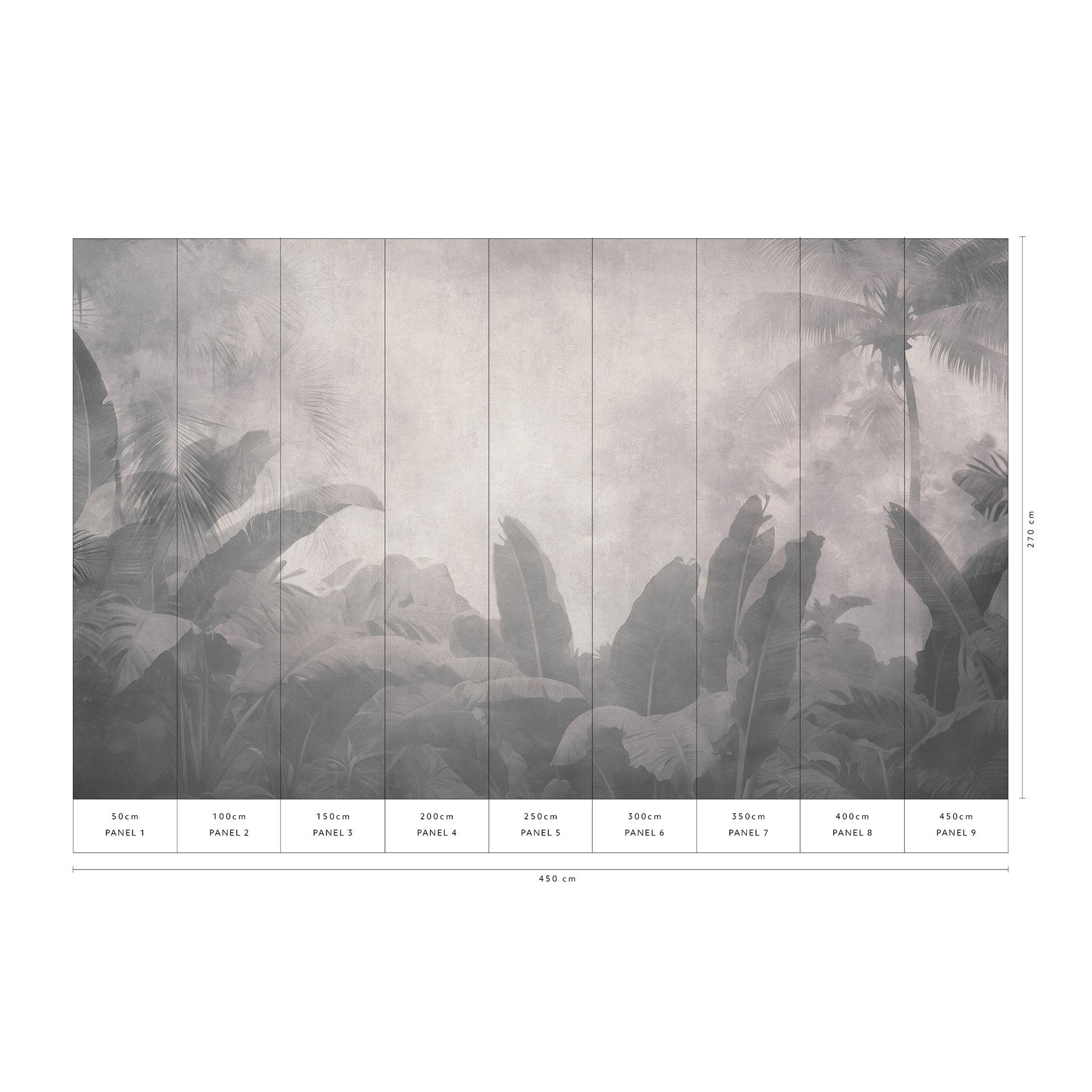 Landschapsbehang Big Pictures grijs 4,50 x 2,70 m