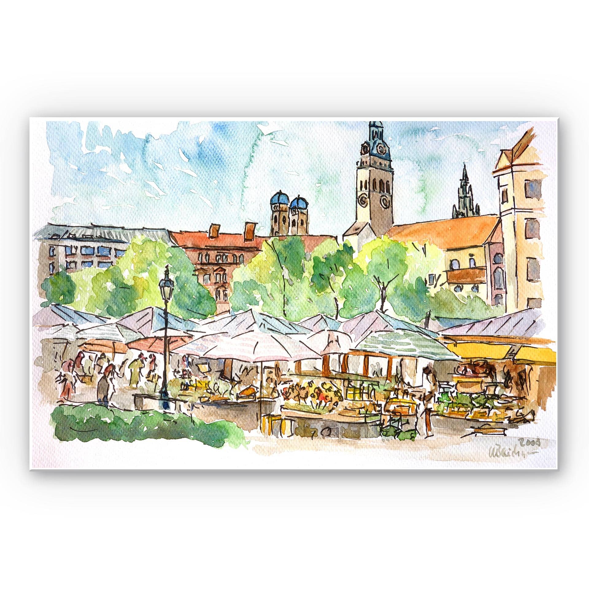 Tableau Forex - Bleichner - Munich - Marché aux victuailles
