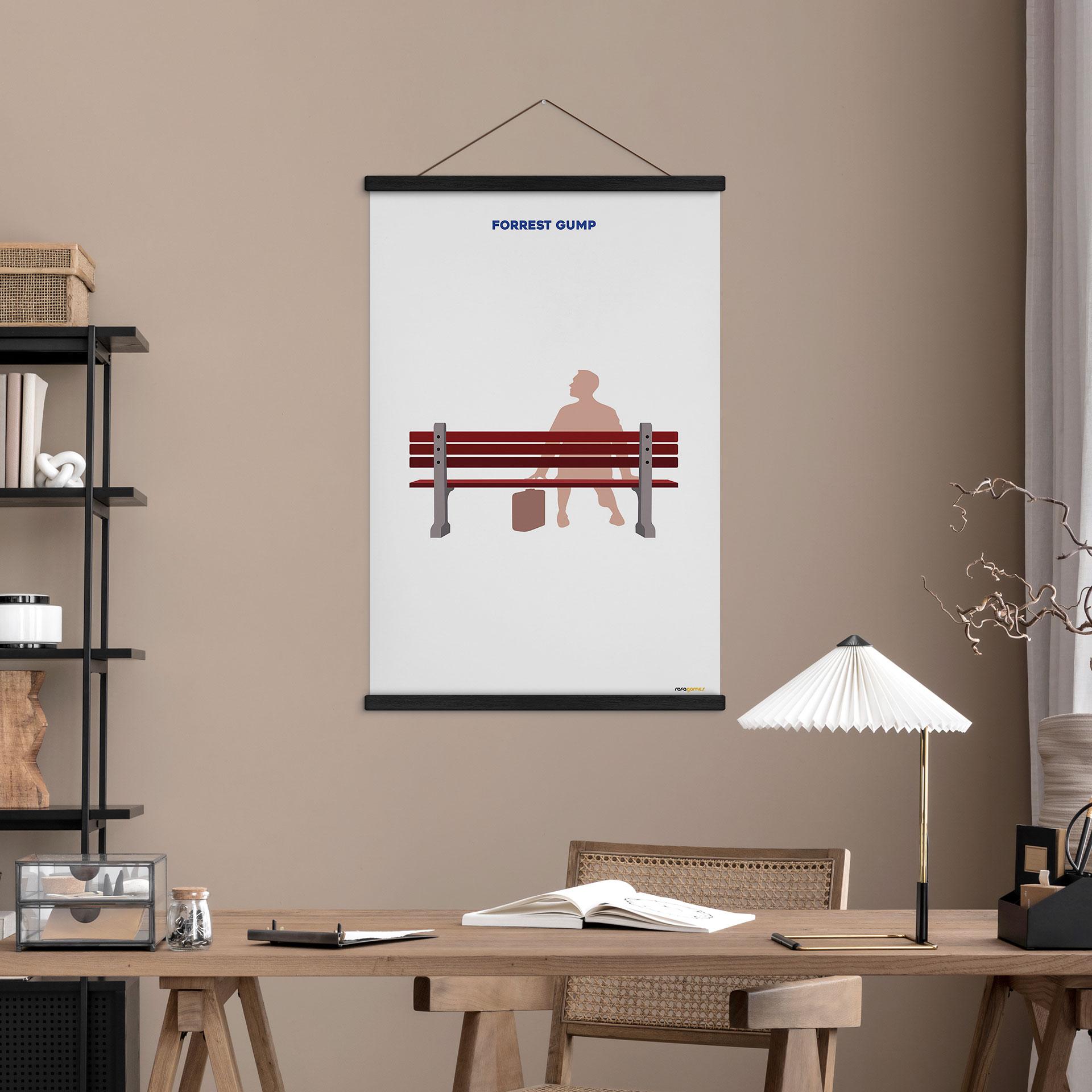 Obraz tkaniny inspirowany filmem "Forrest Gump" - Gomes