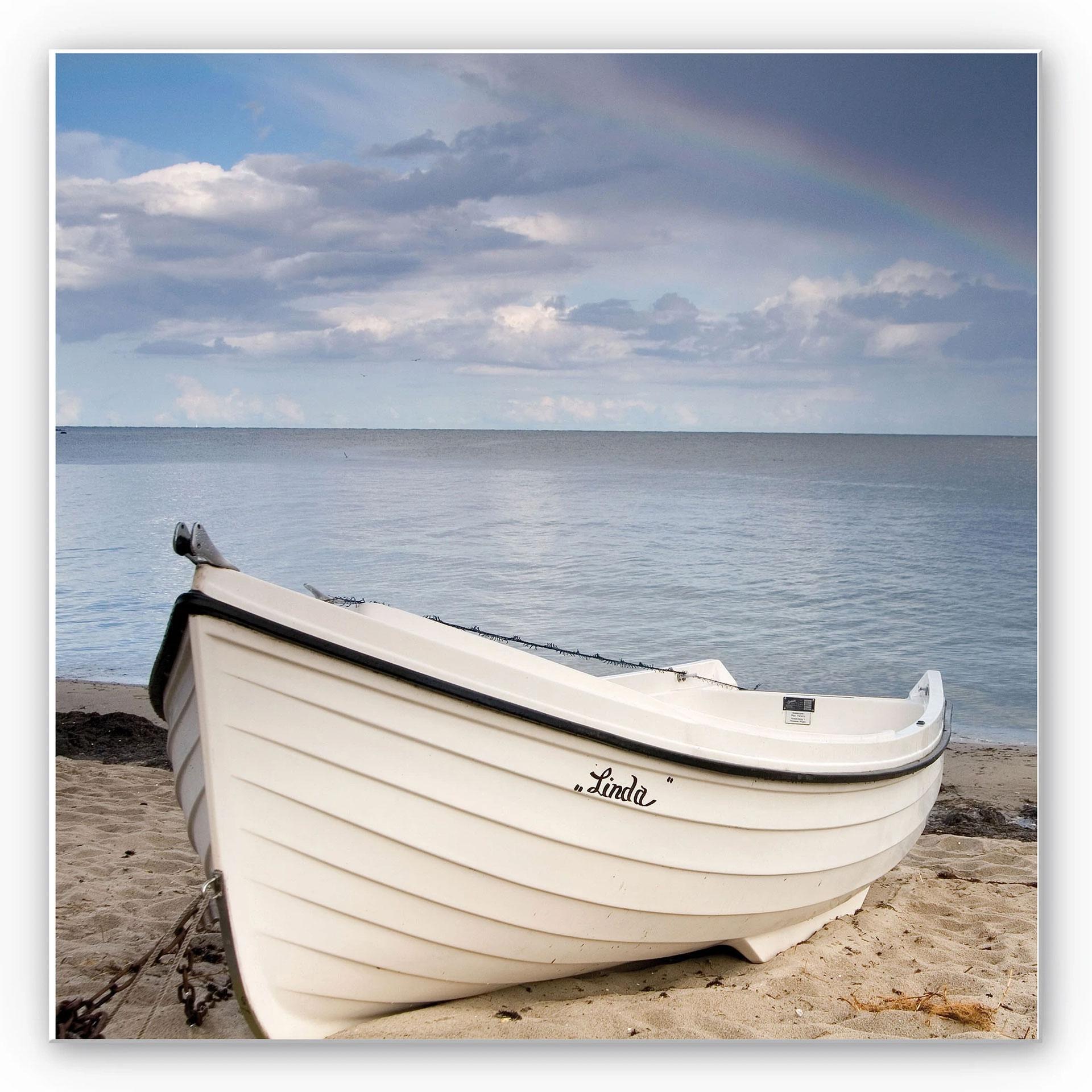 Tableau Forex - Plage idyllique - carré