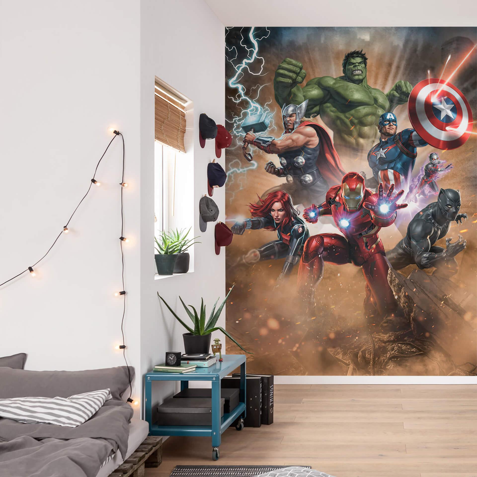 Non-woven tapet - Avengers Superpower - 200 x 280 cm