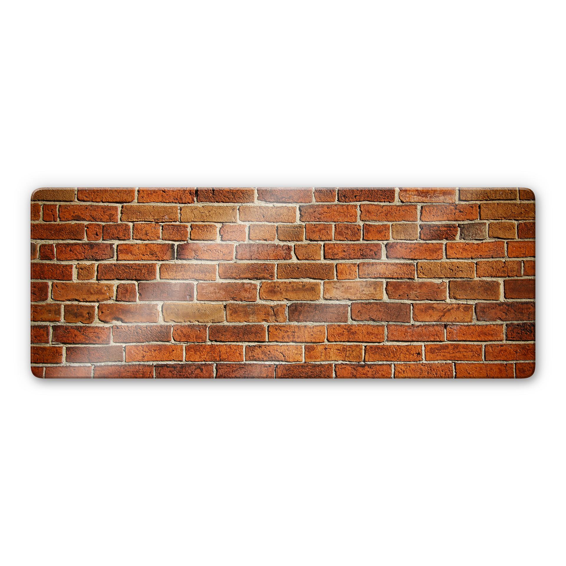 Tableau en verre - Mur en pierres - Panorama