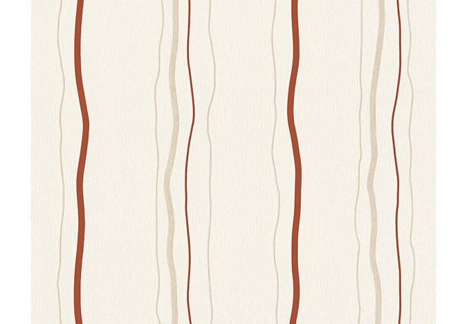 Livingwalls Tapet Avenzio 7 Rød, Cremet, Beige