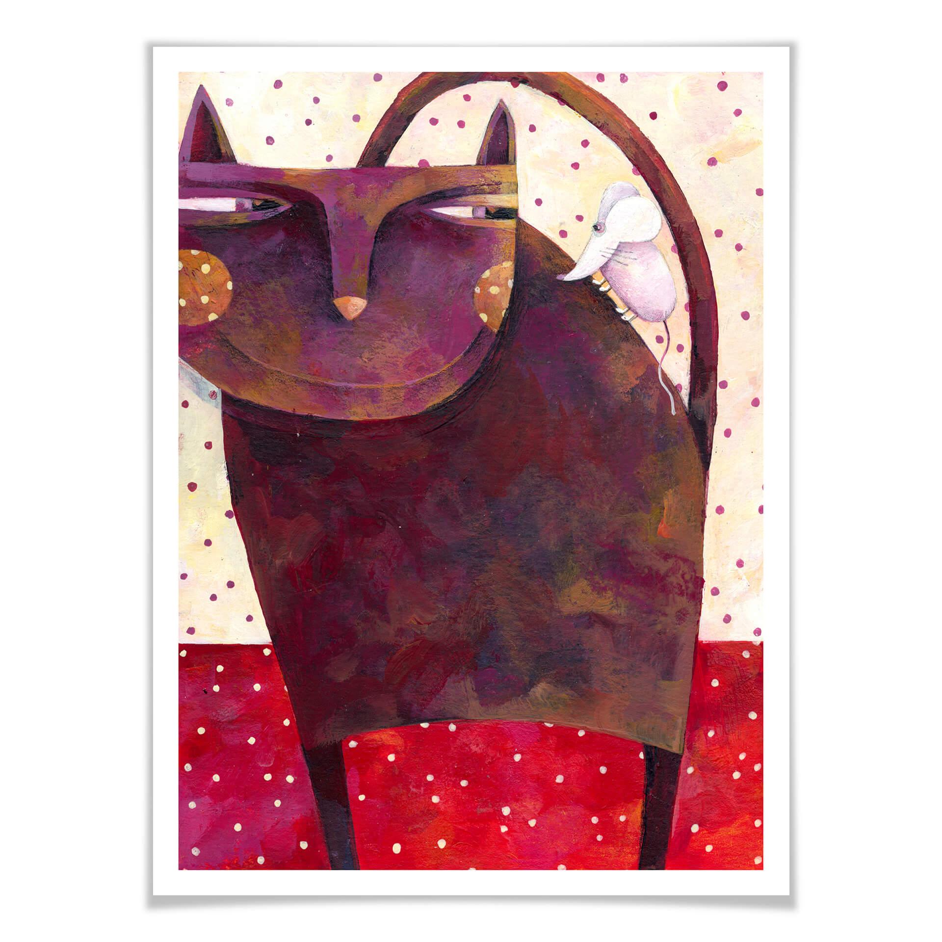 Póster Blanz - El gato y el ratón