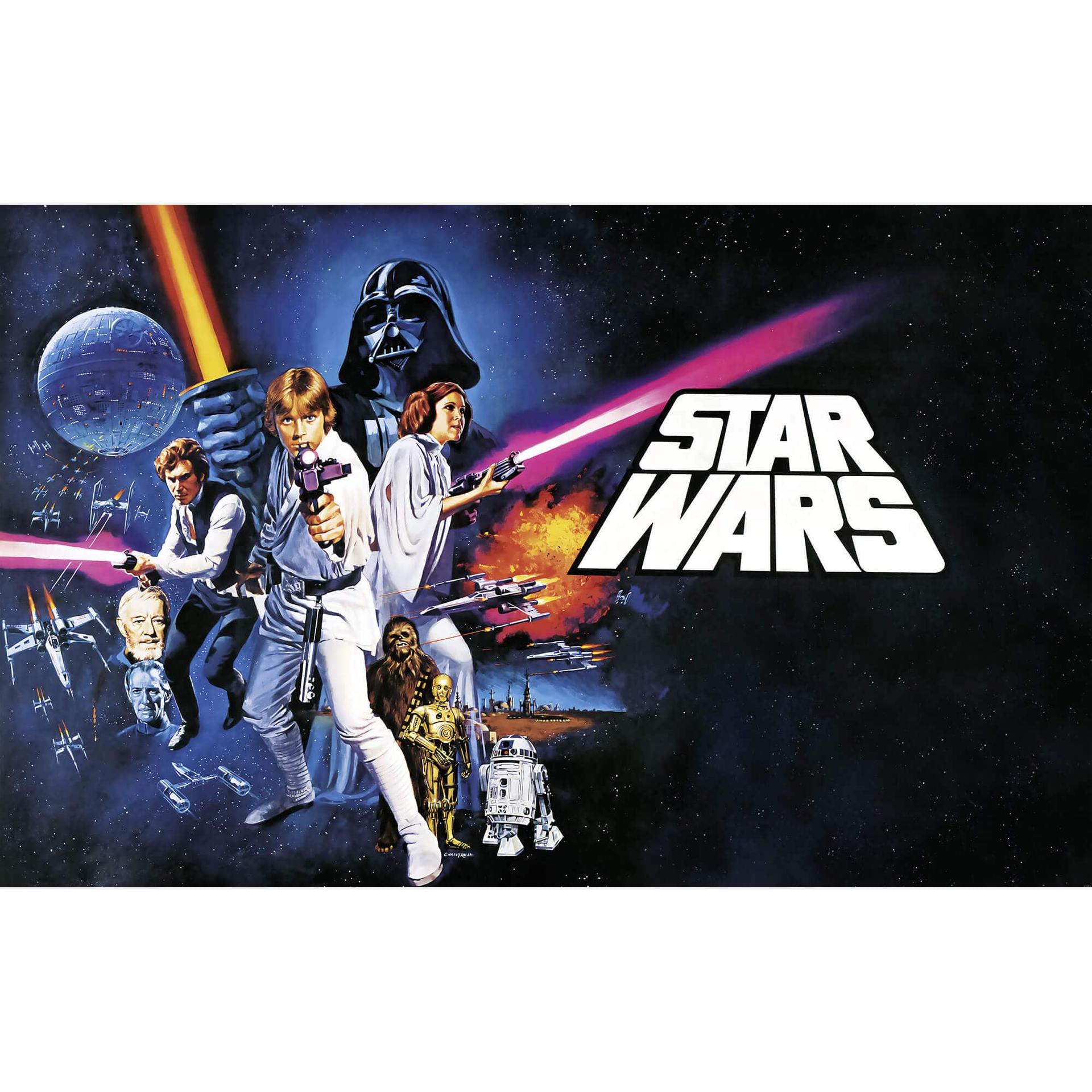 Fotobehang Star Wars Poster Classic 1