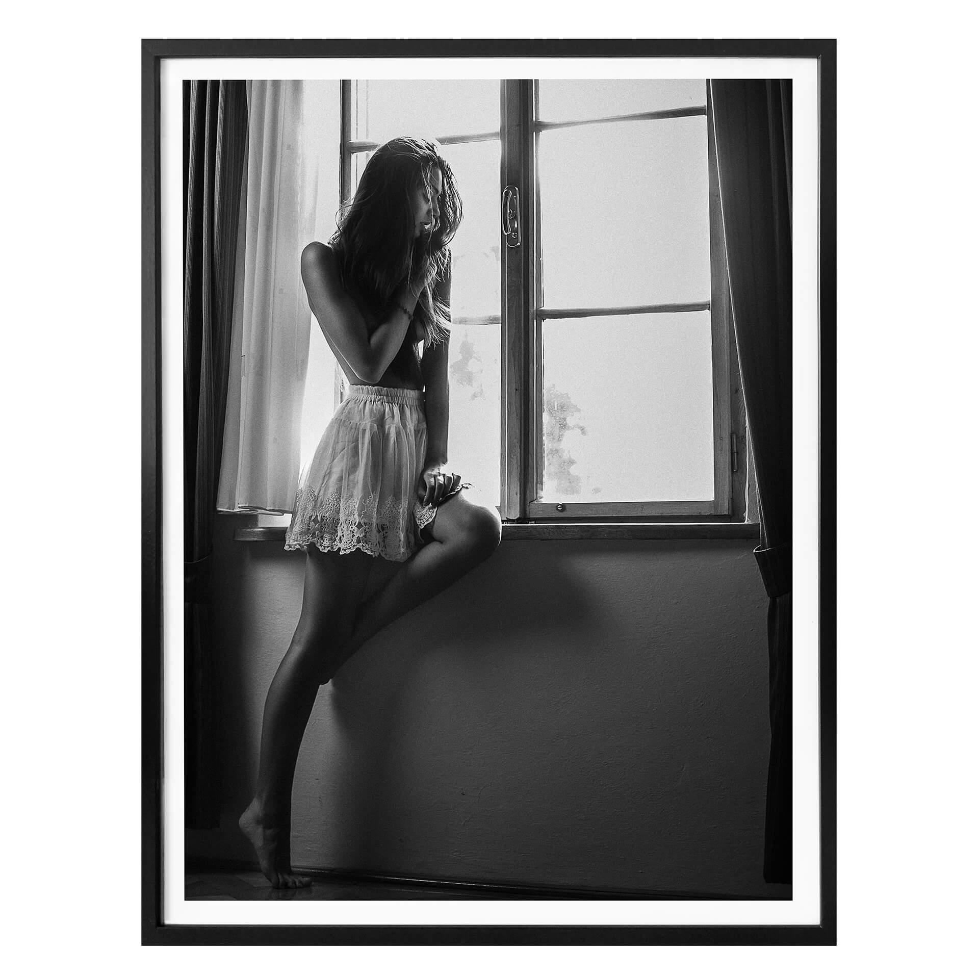 Plakat - Krystynek - Girl in the window