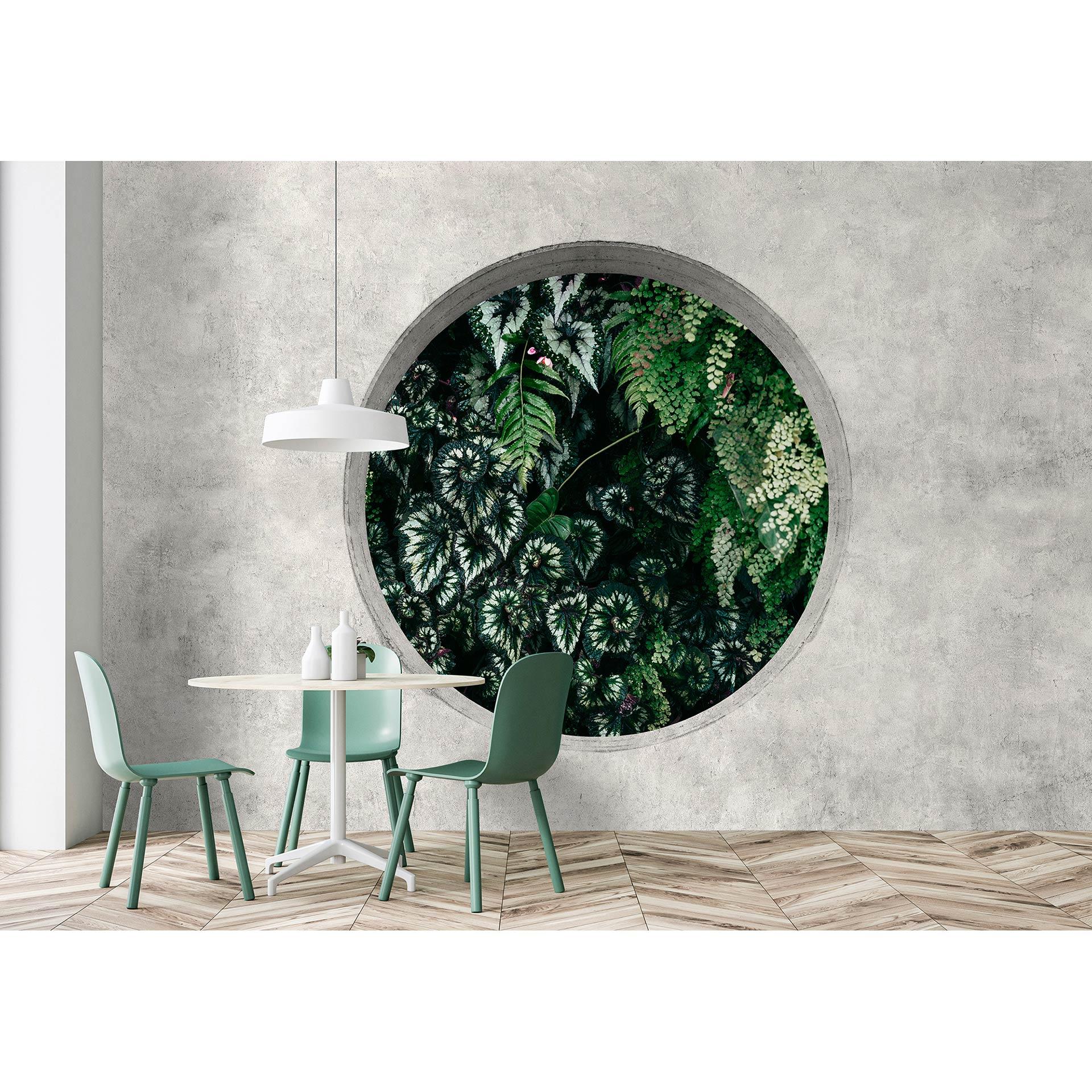 Livingwalls Fotobehang Walls by Patel 3 Deep Green