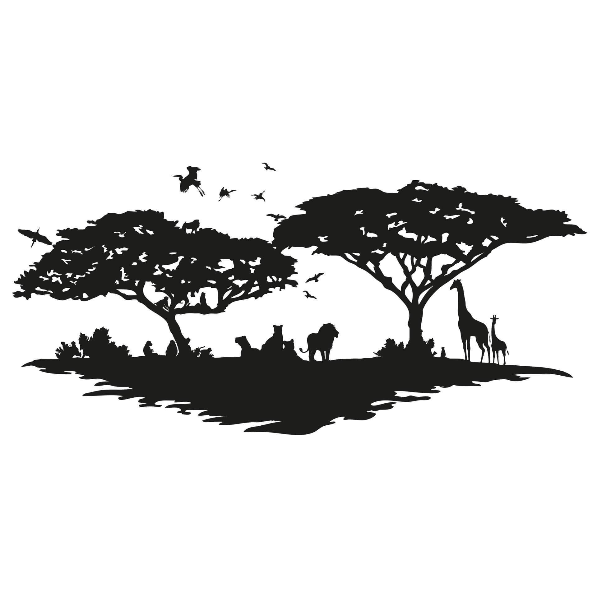 Adesivo murale - Savana