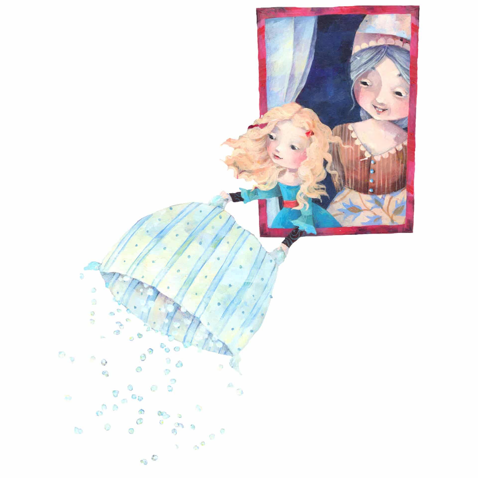 Wandtattoo Blanz - Frau Holle