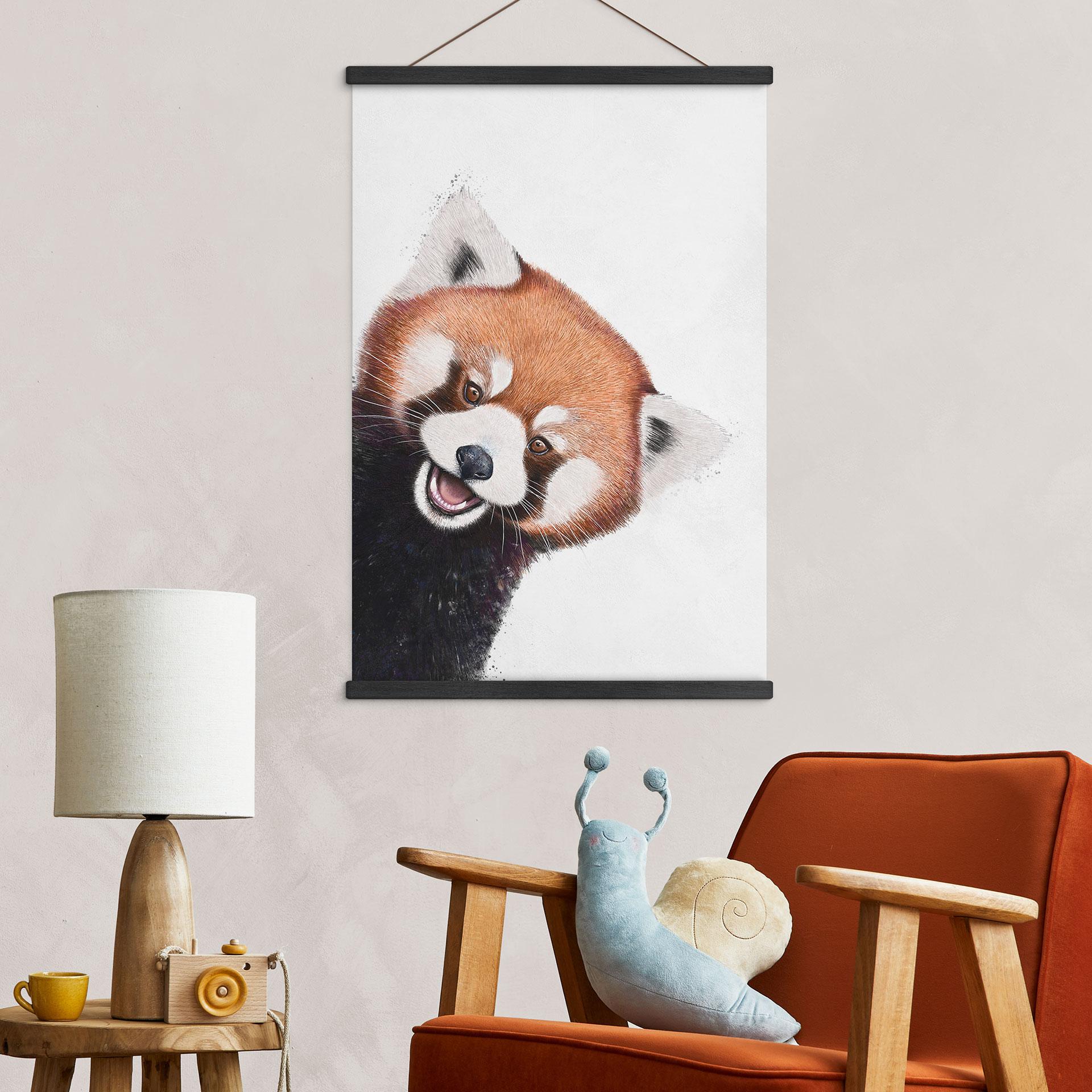 Rød panda stofbillede - Korenkova