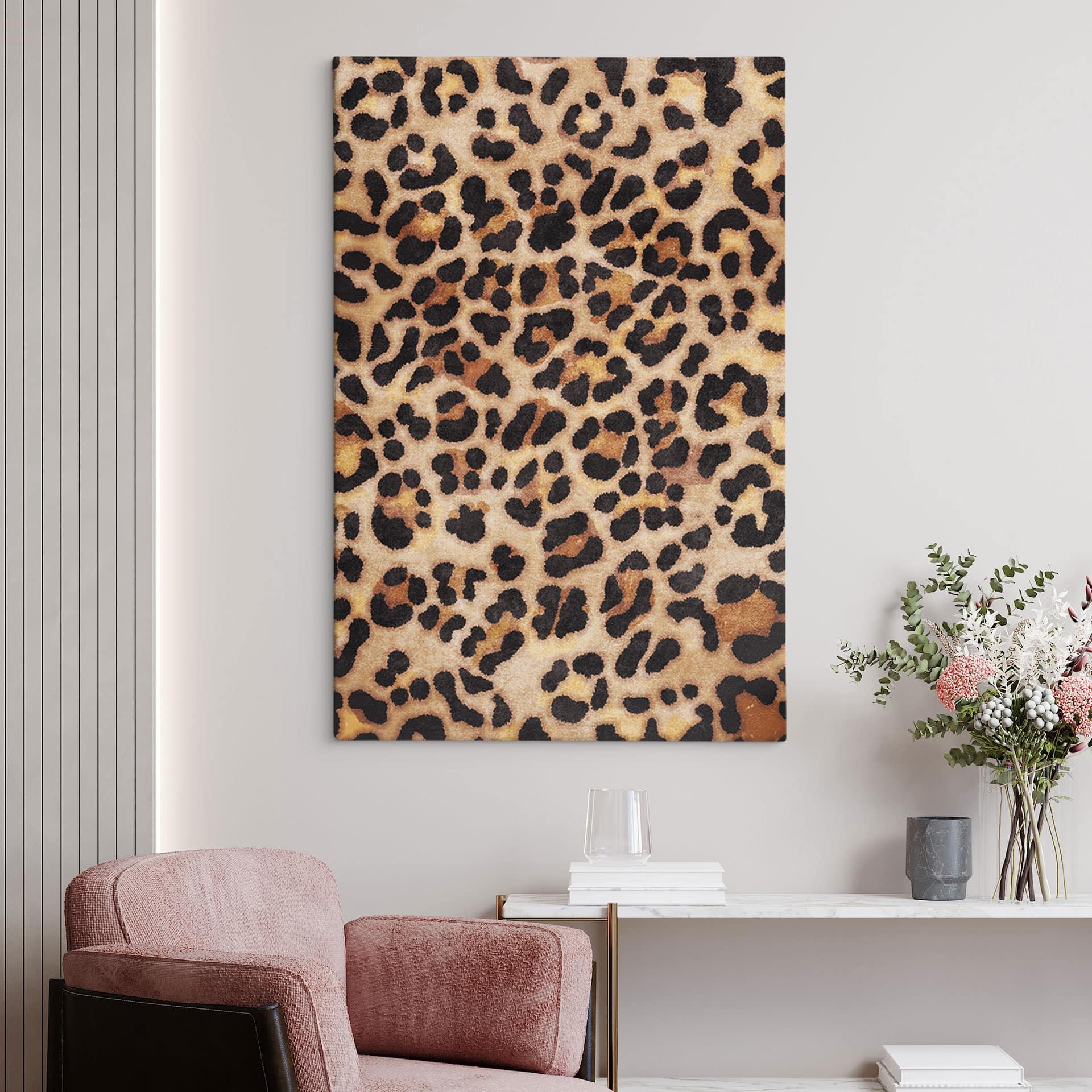 Canvasbillede Vild leopard - Dyreprint - Tunaboylu