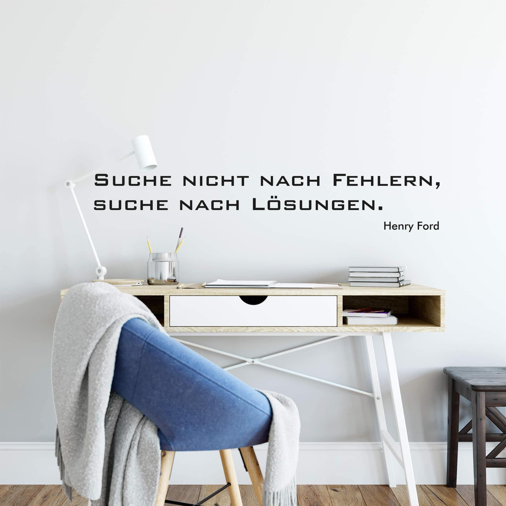 Wandtattoo Suche nicht nach Fehlern, suche nach Lösungen