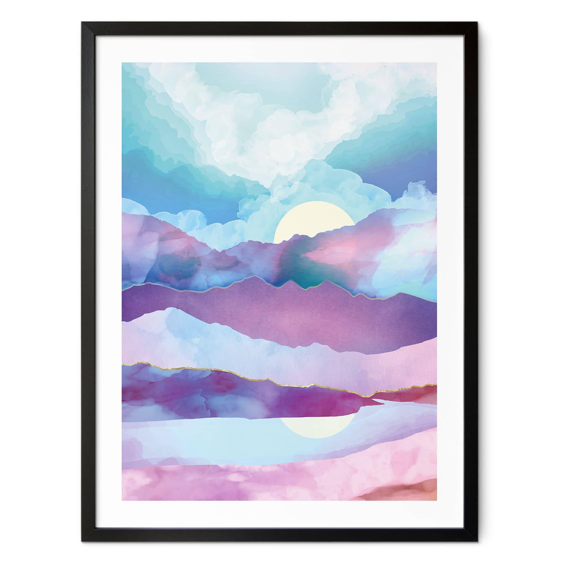 Plakat Blændende bjerglandskab - SpaceFrog Designs
