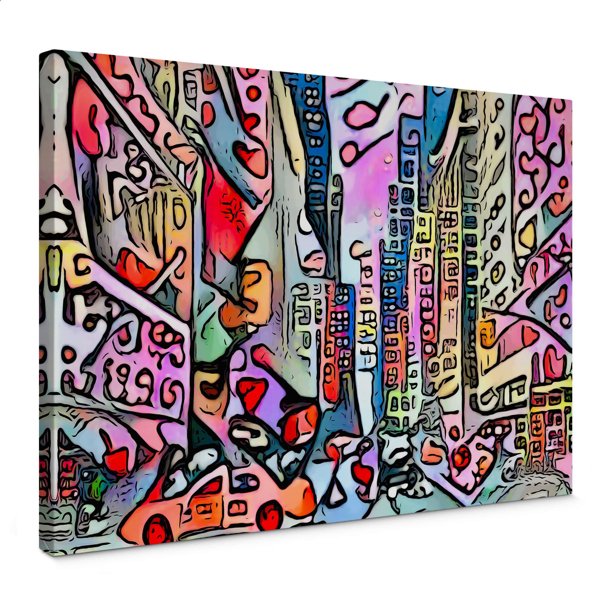 Canvastavla Zamart - New York - Rizzi stil