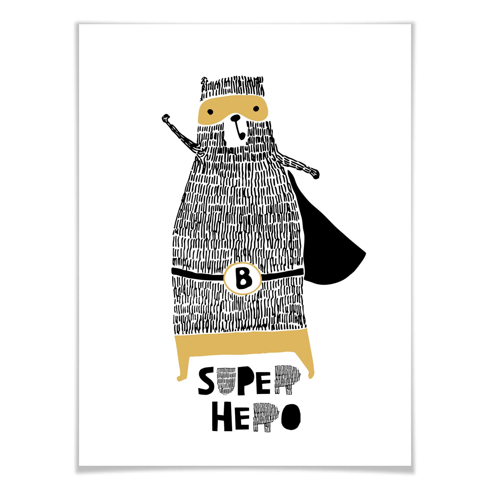 Plakat - Silny jak niedźwiedź superbohater