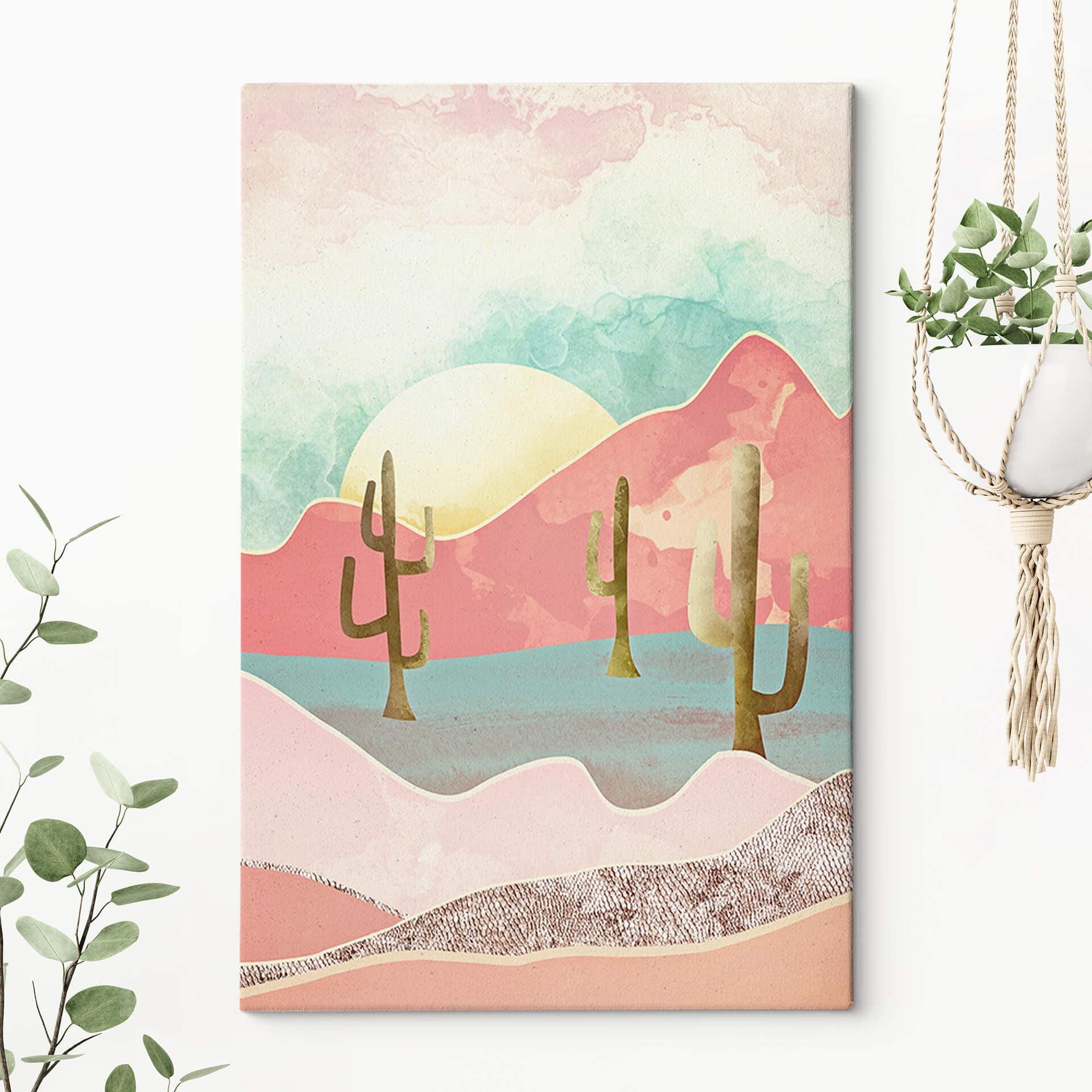 Canvas SpaceFrog Designs - Pastel Woestijn