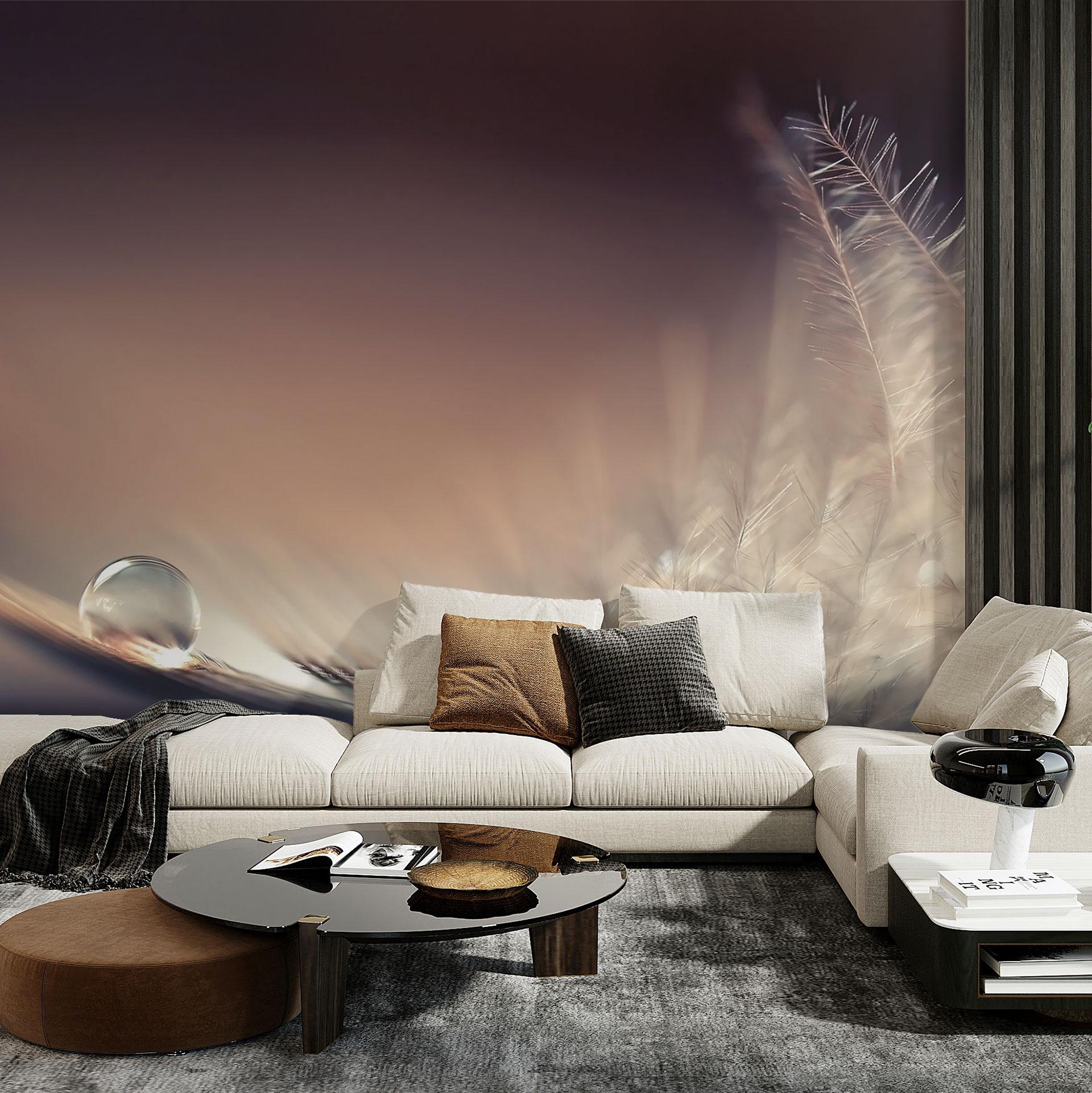 Dmitry - Historien om en vanddråbe - Fototapet med fjer