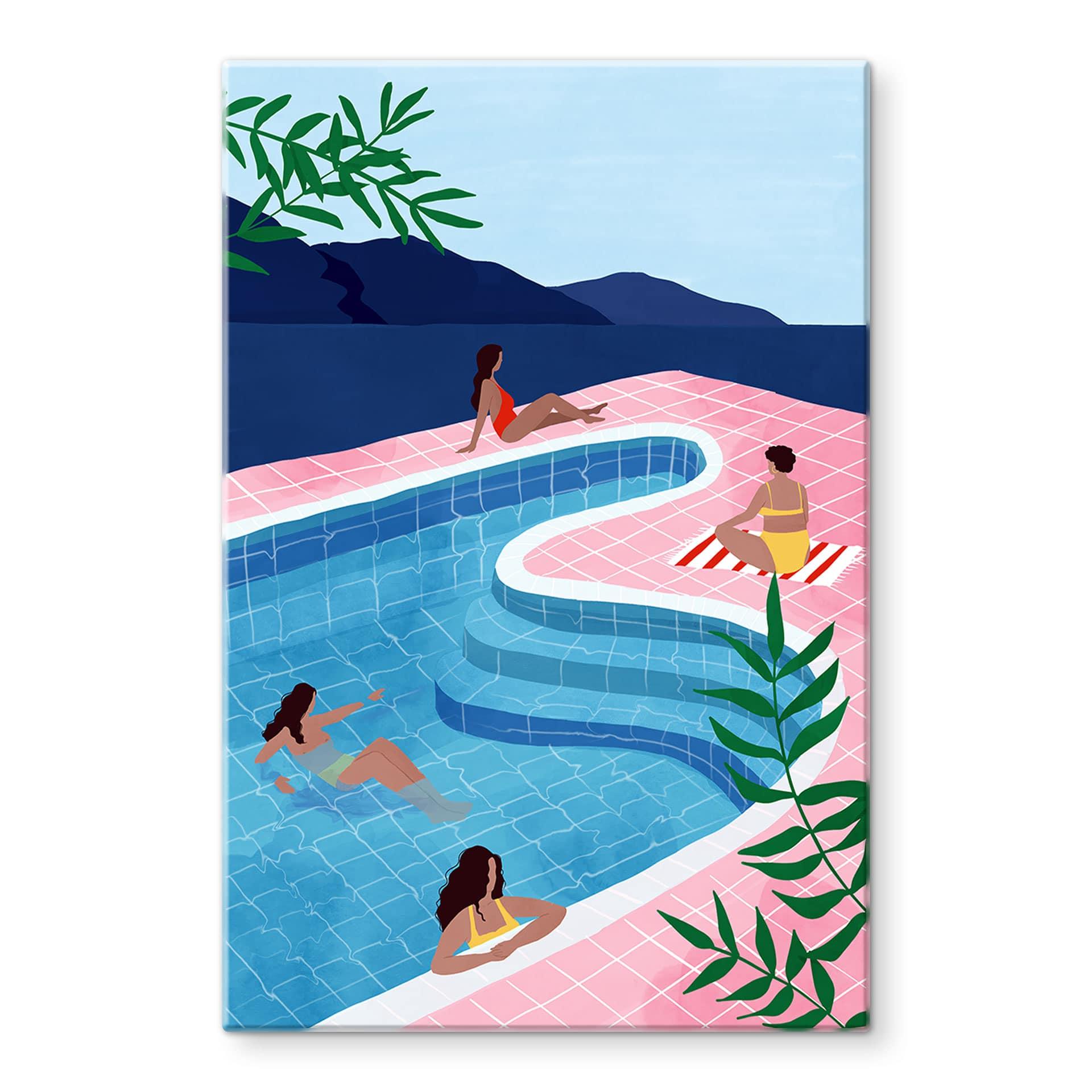 Glasbillede - Afslapning ved poolen - Tomljanovic