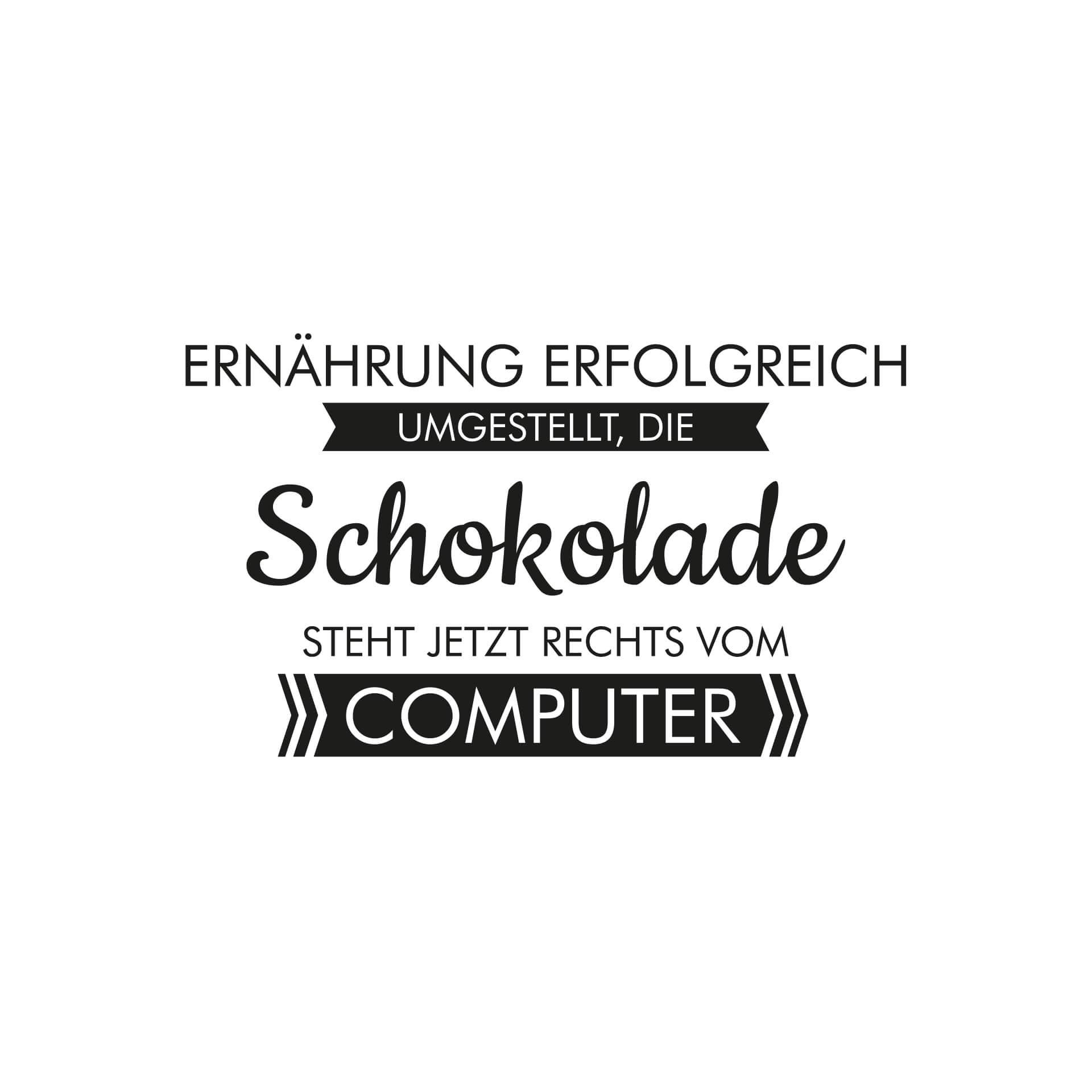 Wandtattoo Ernährung erfolgreich umgestellt...