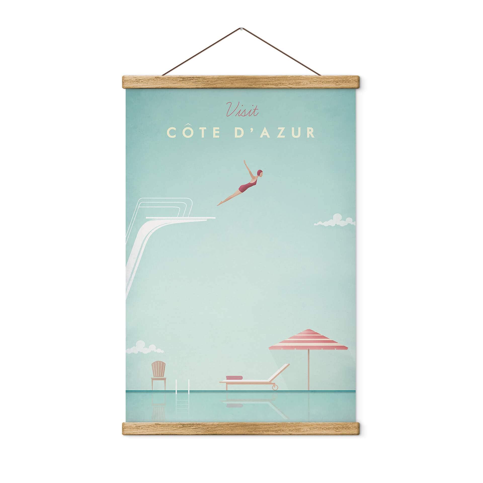 Tekstil plakat Rivers - Côte d'Azur